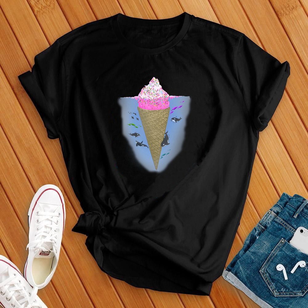 Orca Ice Cream Tee