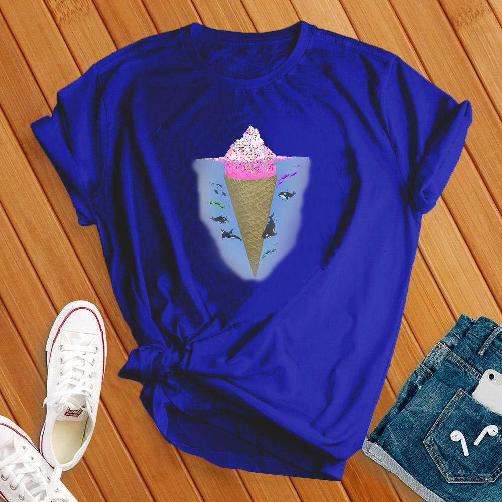 Orca Ice Cream Tee