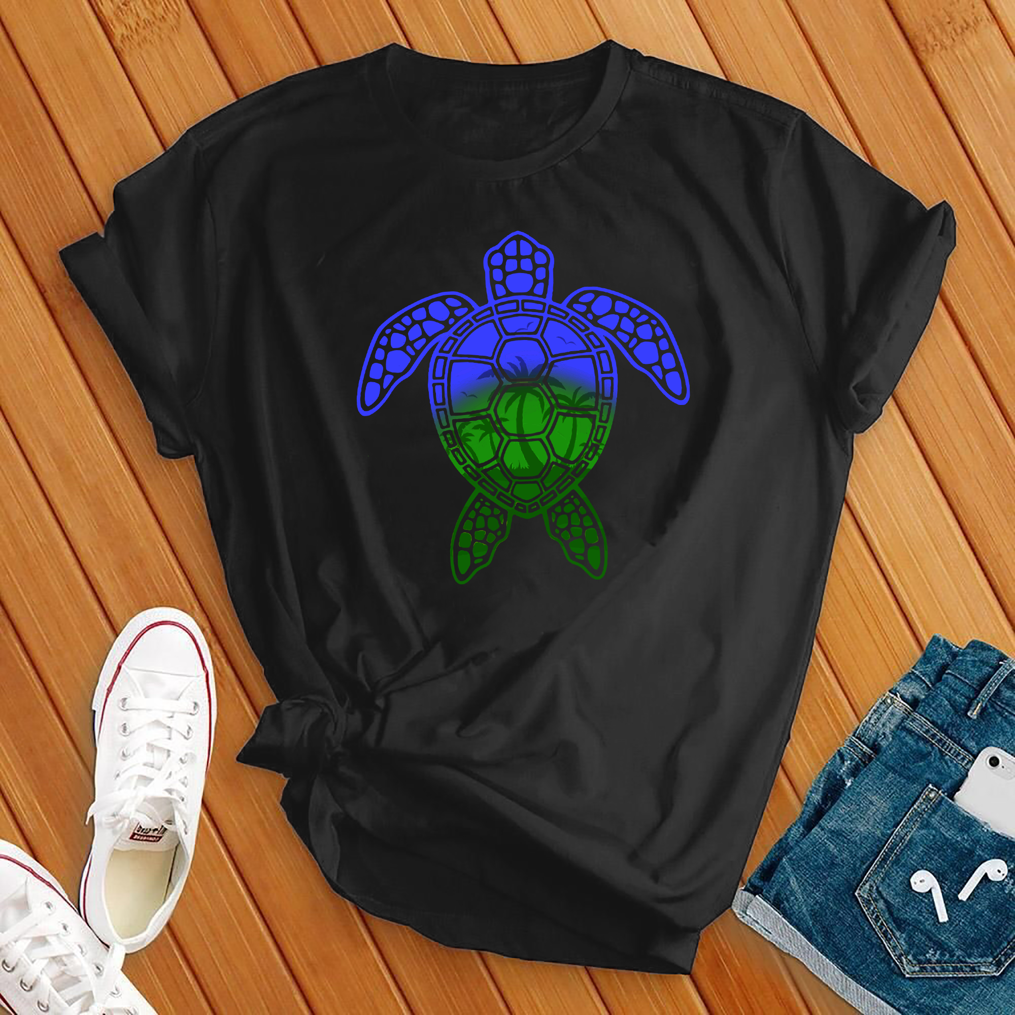 Tropical Turtle Tee