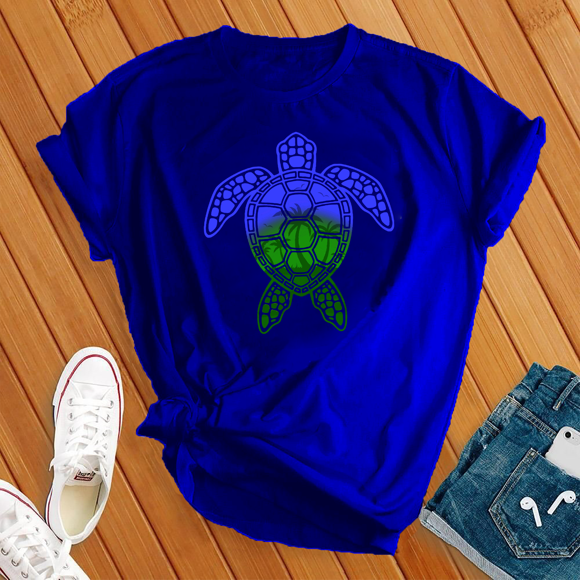 Tropical Turtle Tee