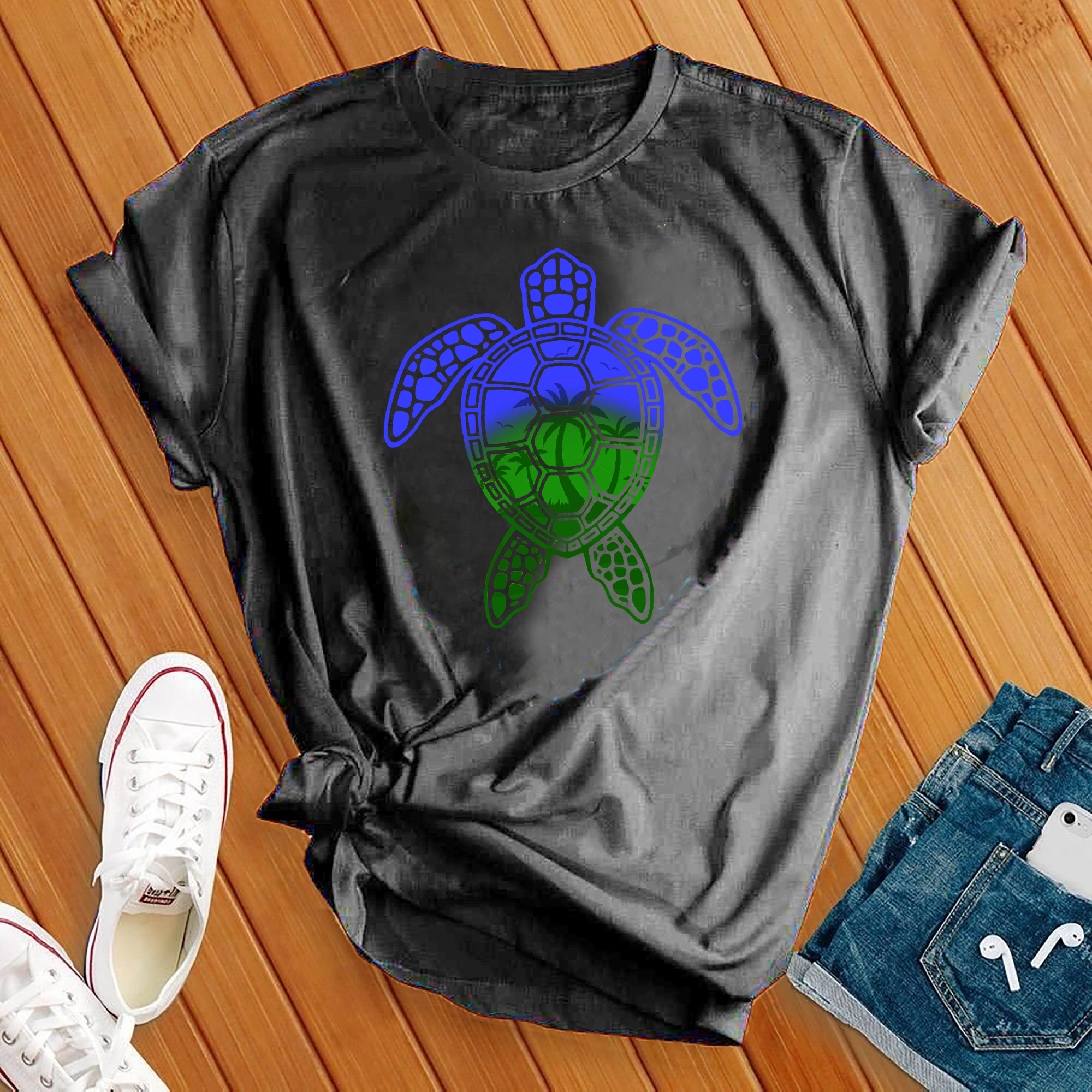 Tropical Turtle Tee