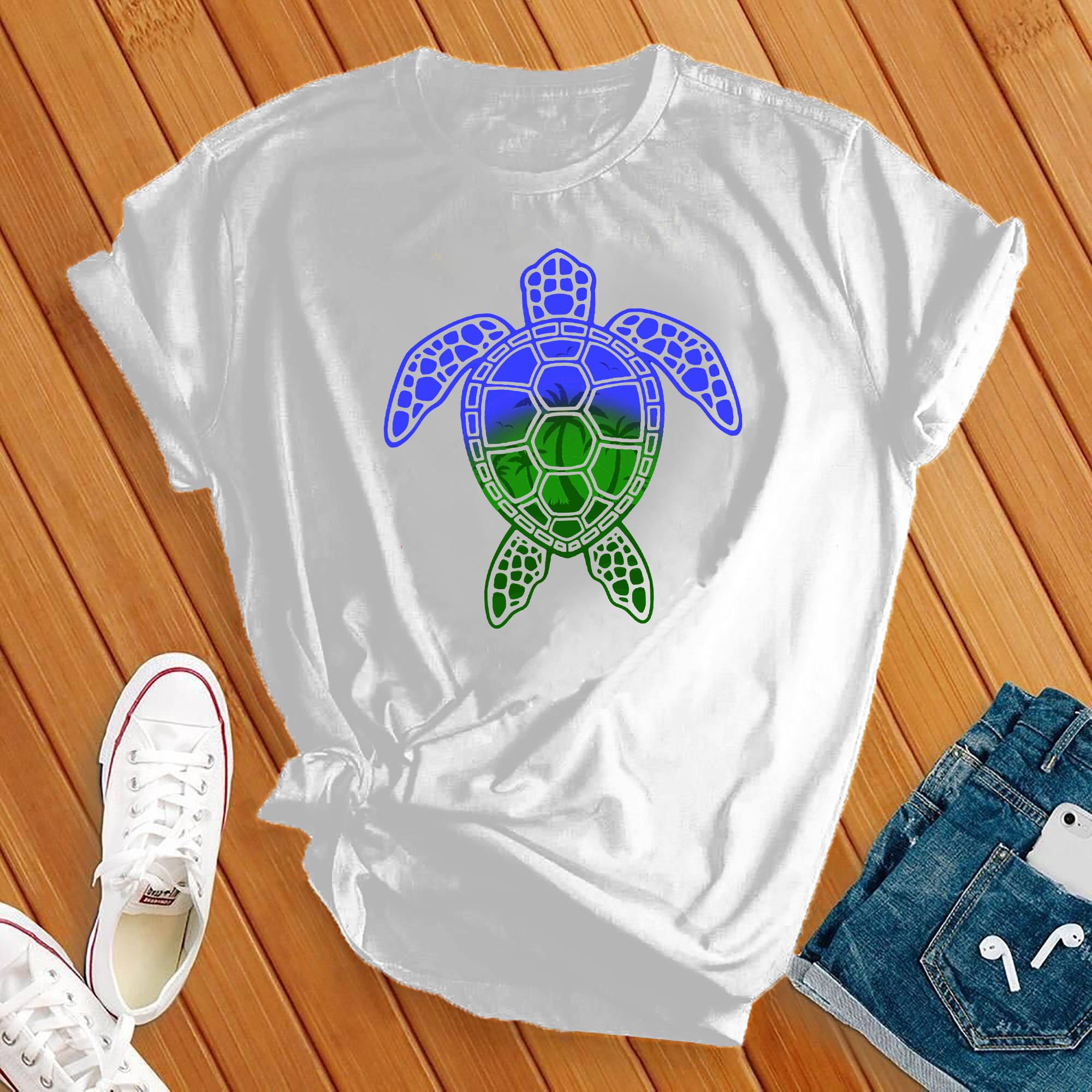 Tropical Turtle Tee