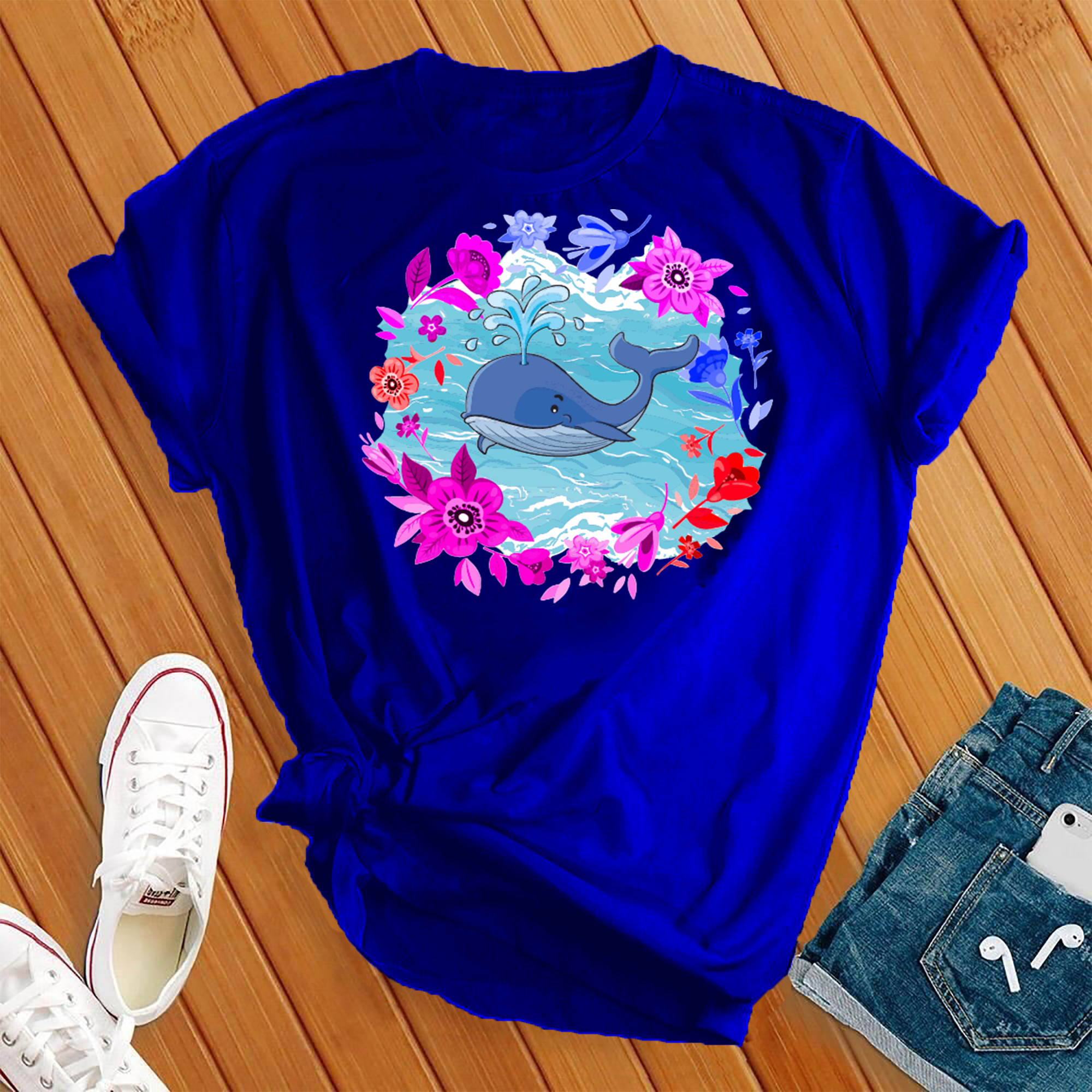 Whale Flower Tee