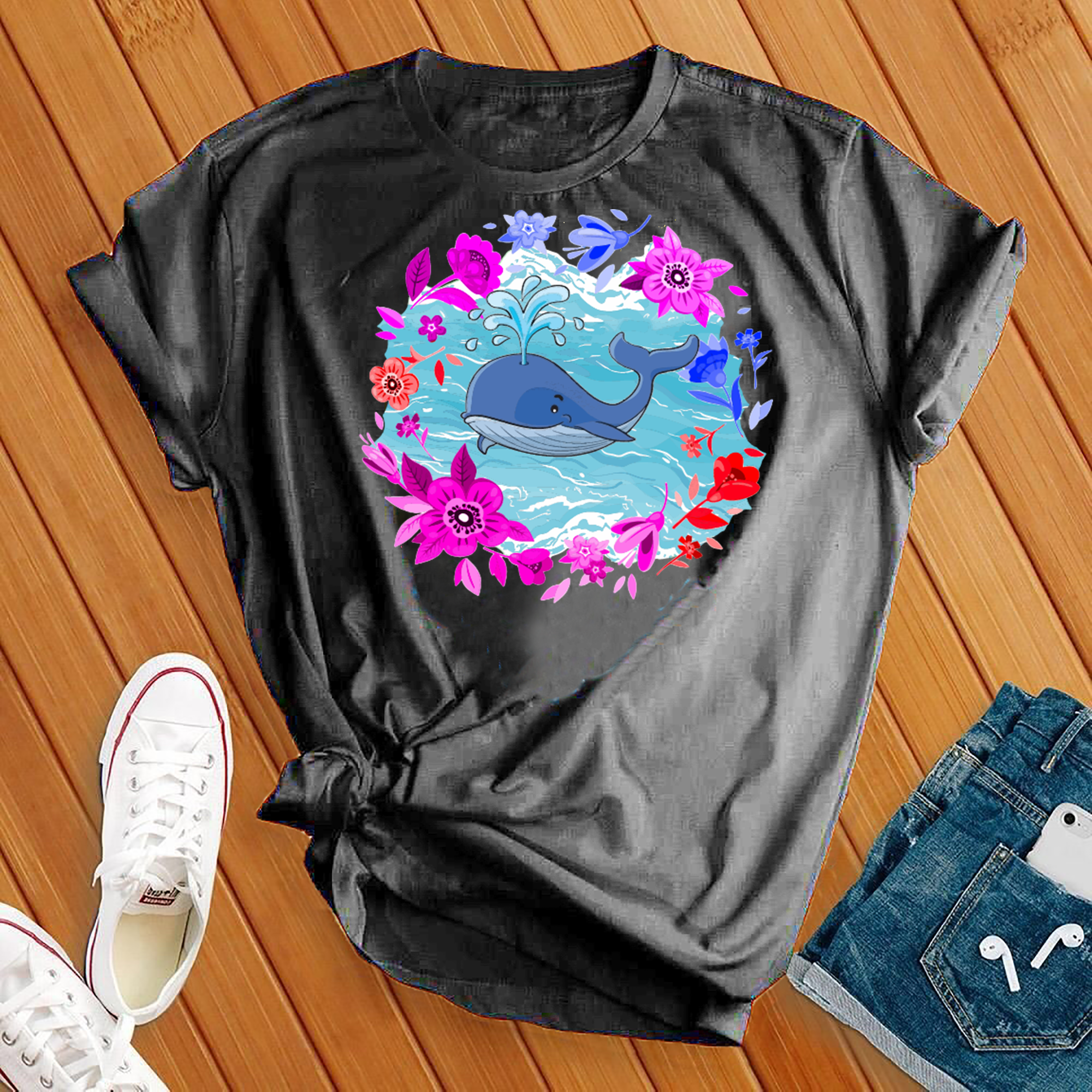 Whale Flower Tee