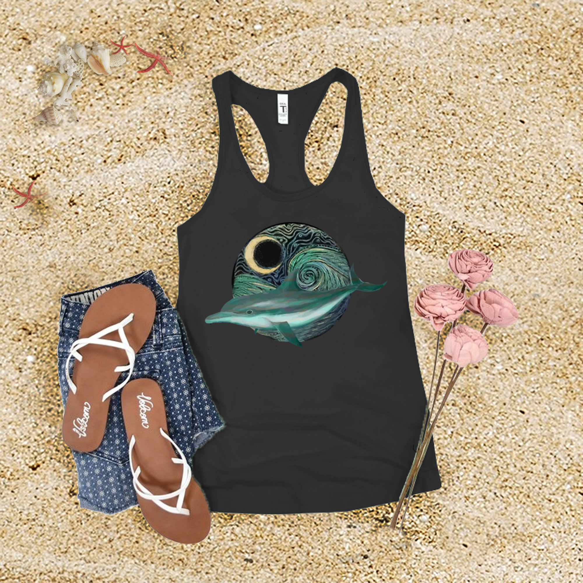 Galactic Dolphin Tank Top