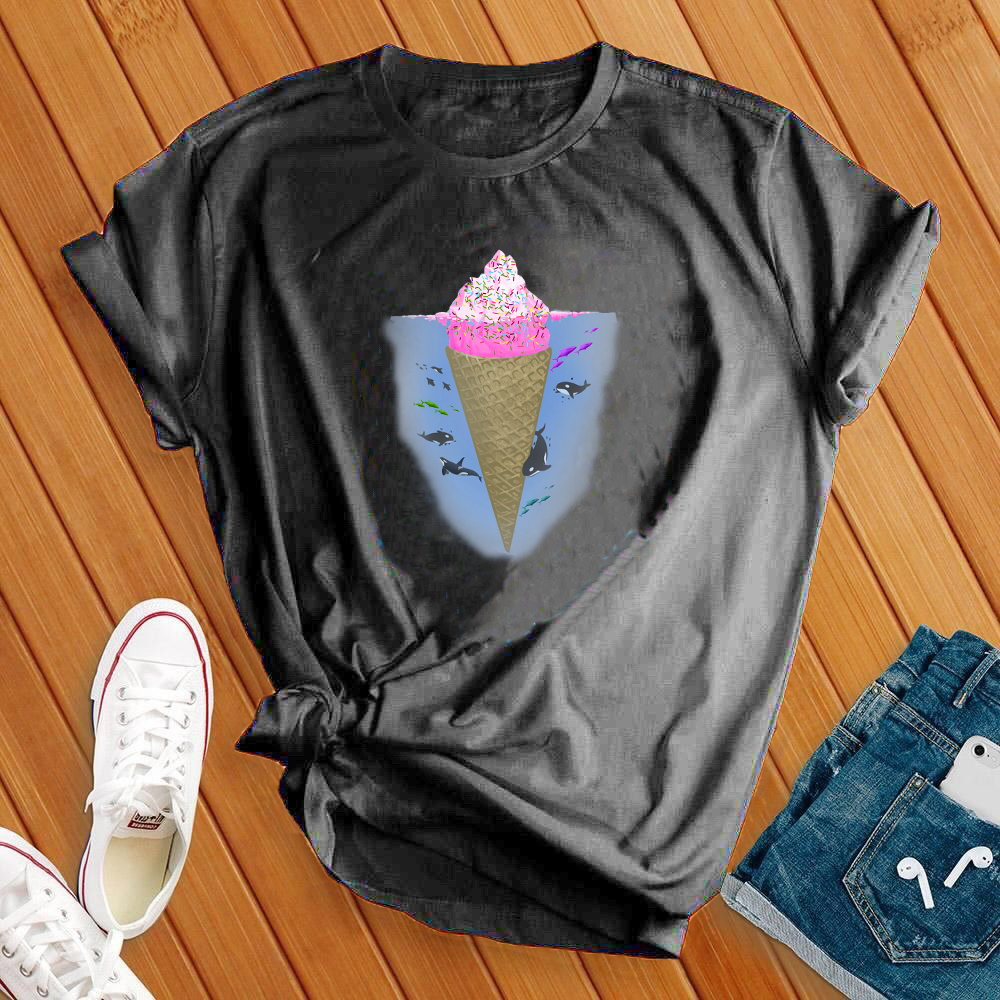 Orca Ice Cream Tee