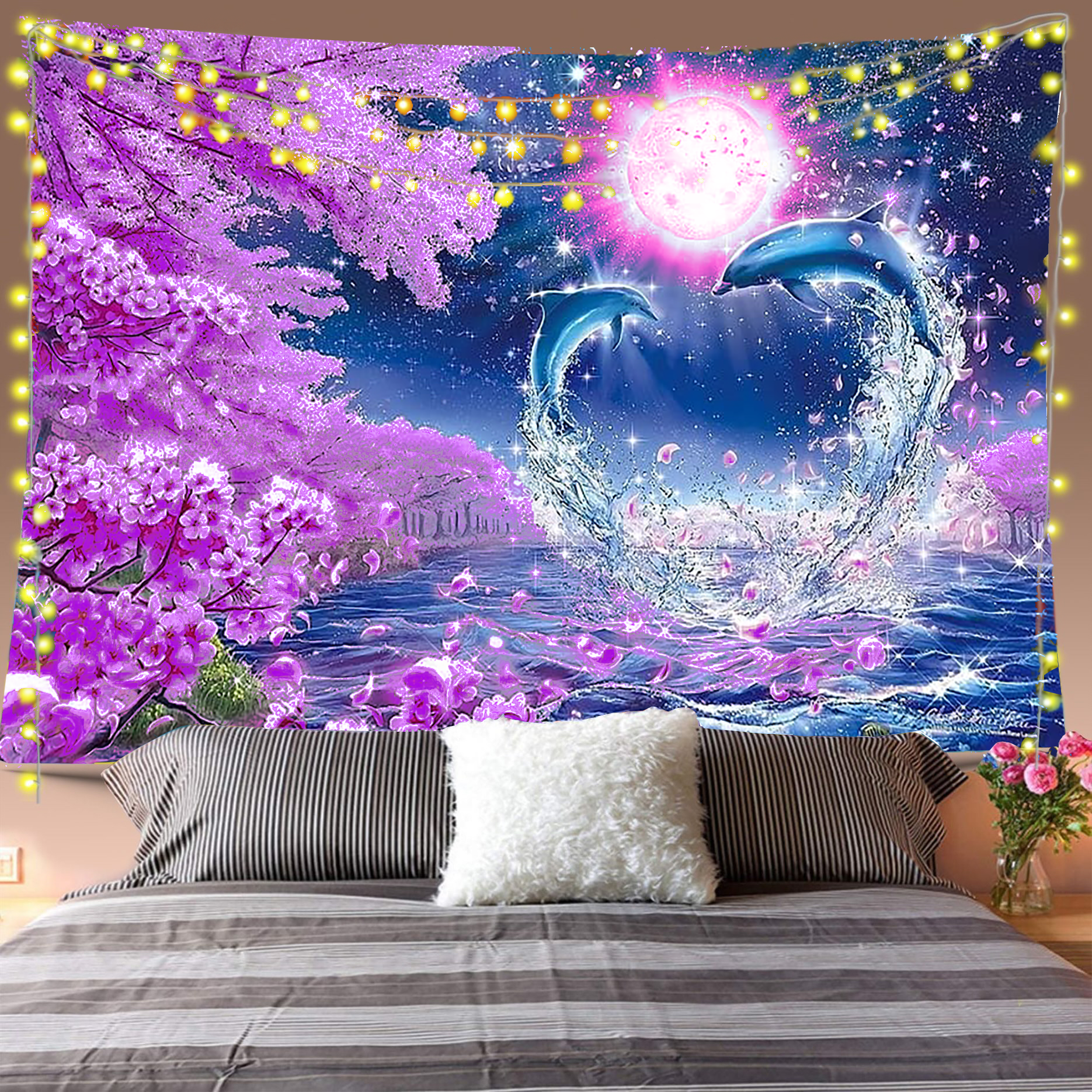 Dolphin Love Tapestry