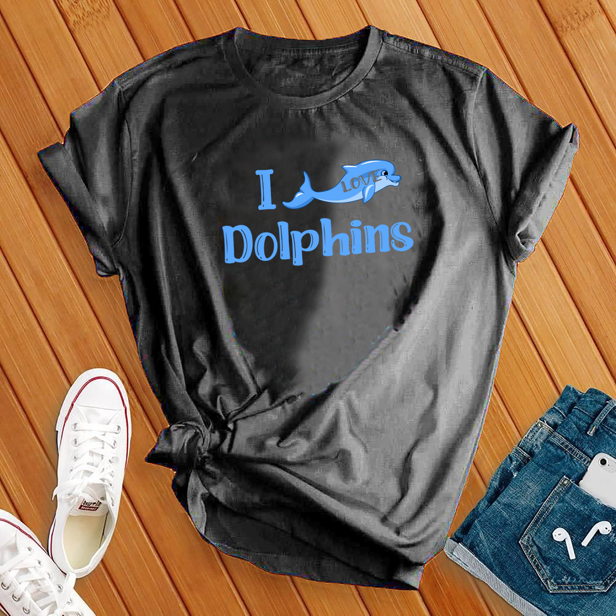 I Love Dolphins Tee