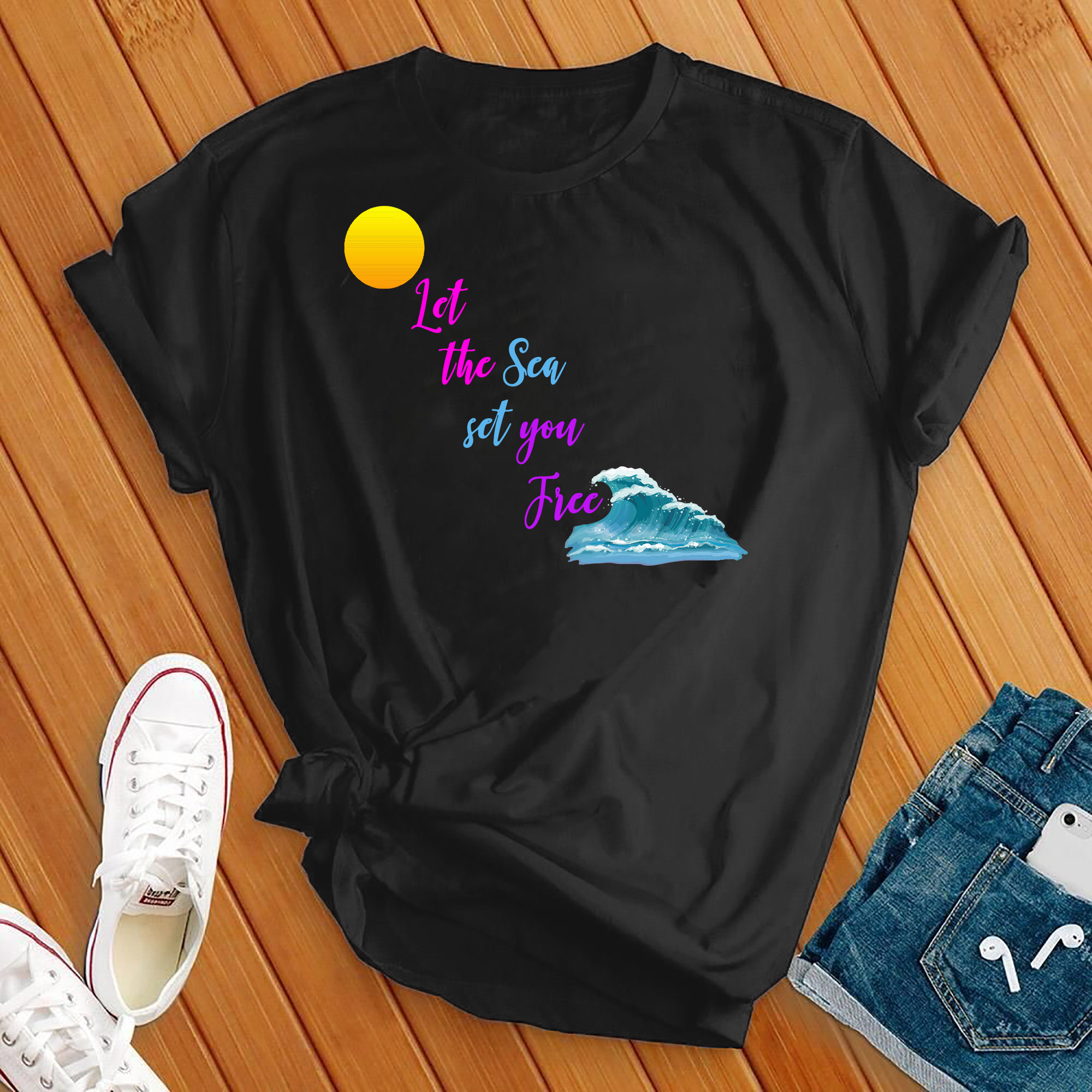 Let The Sea Set You Free Tee