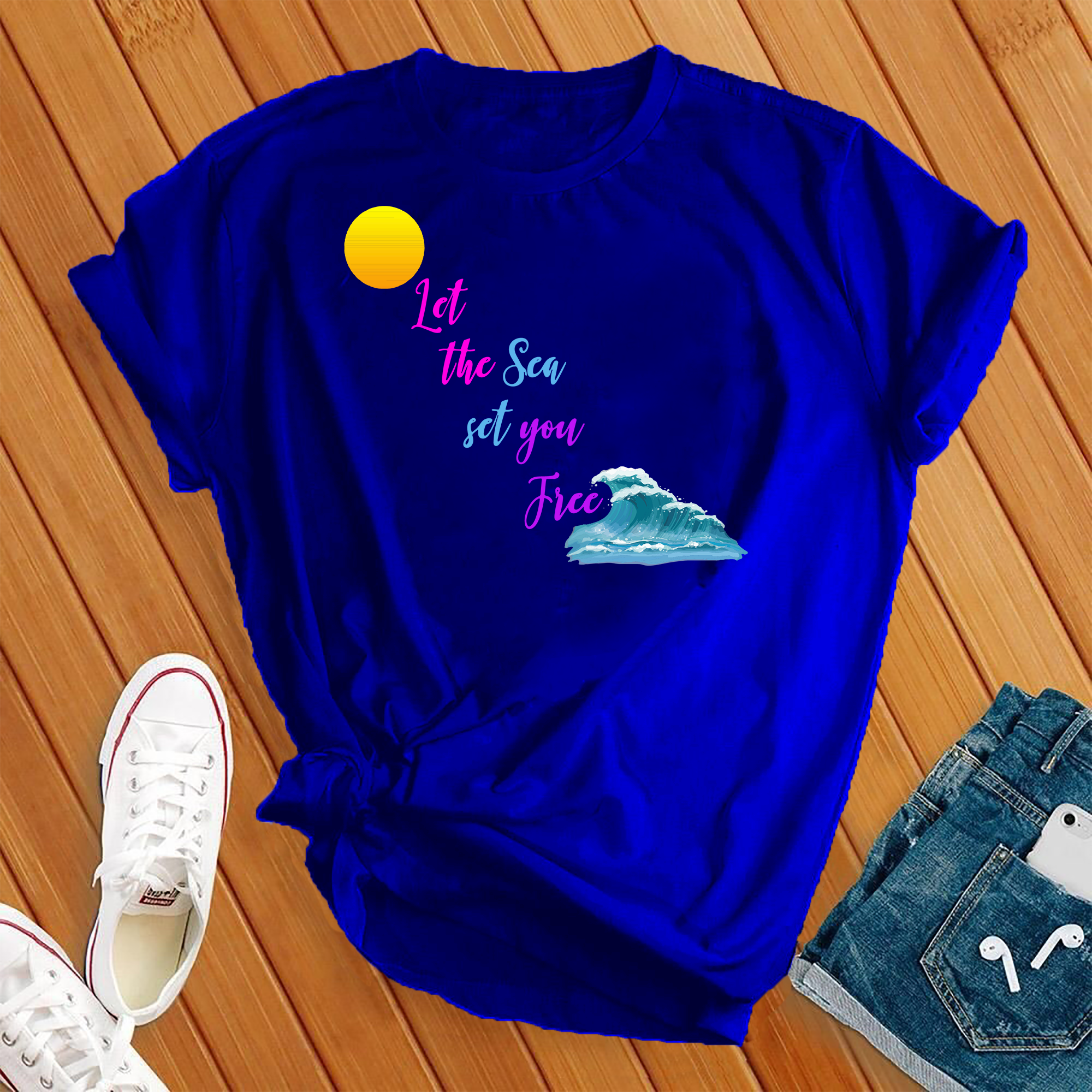 Let The Sea Set You Free Tee