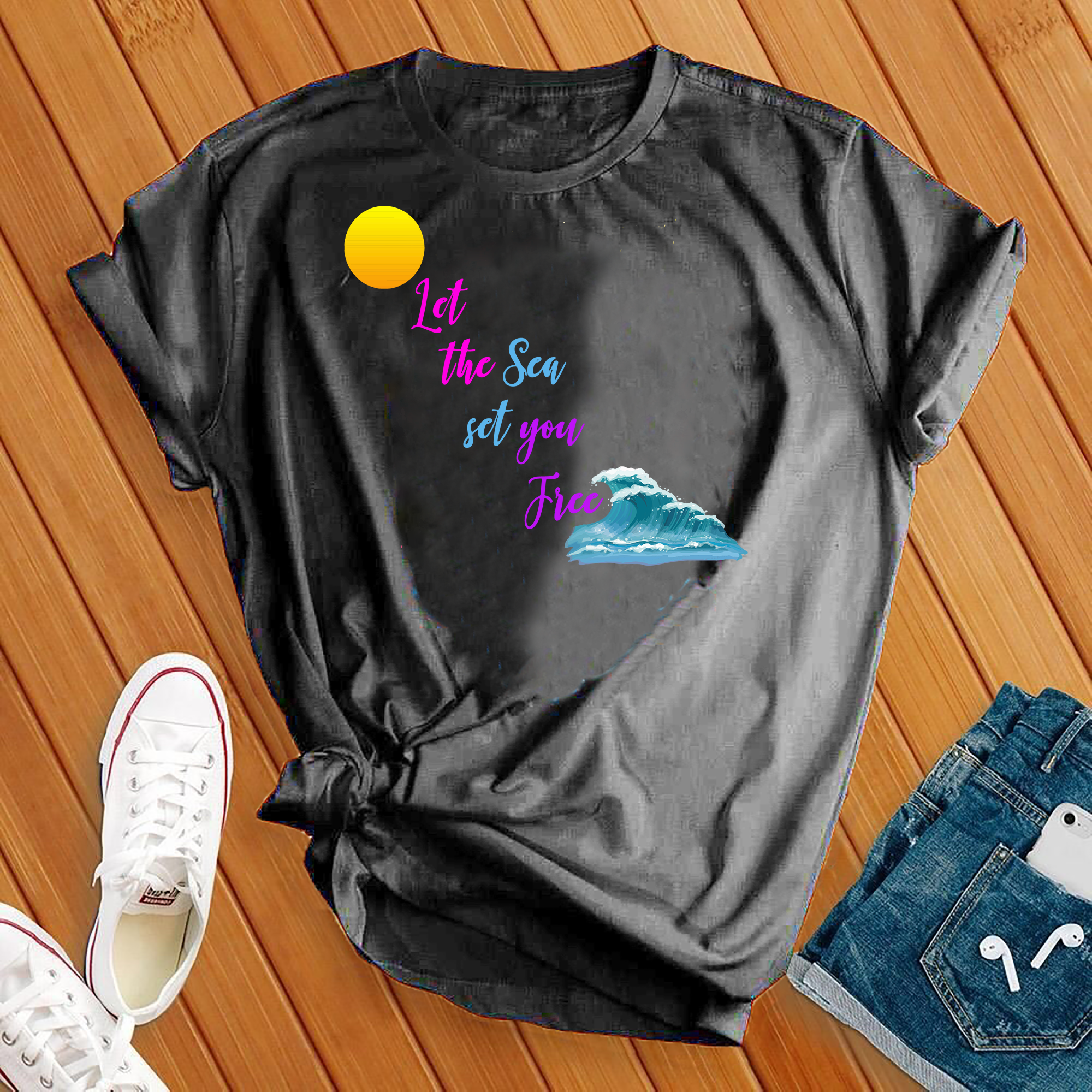 Let The Sea Set You Free Tee