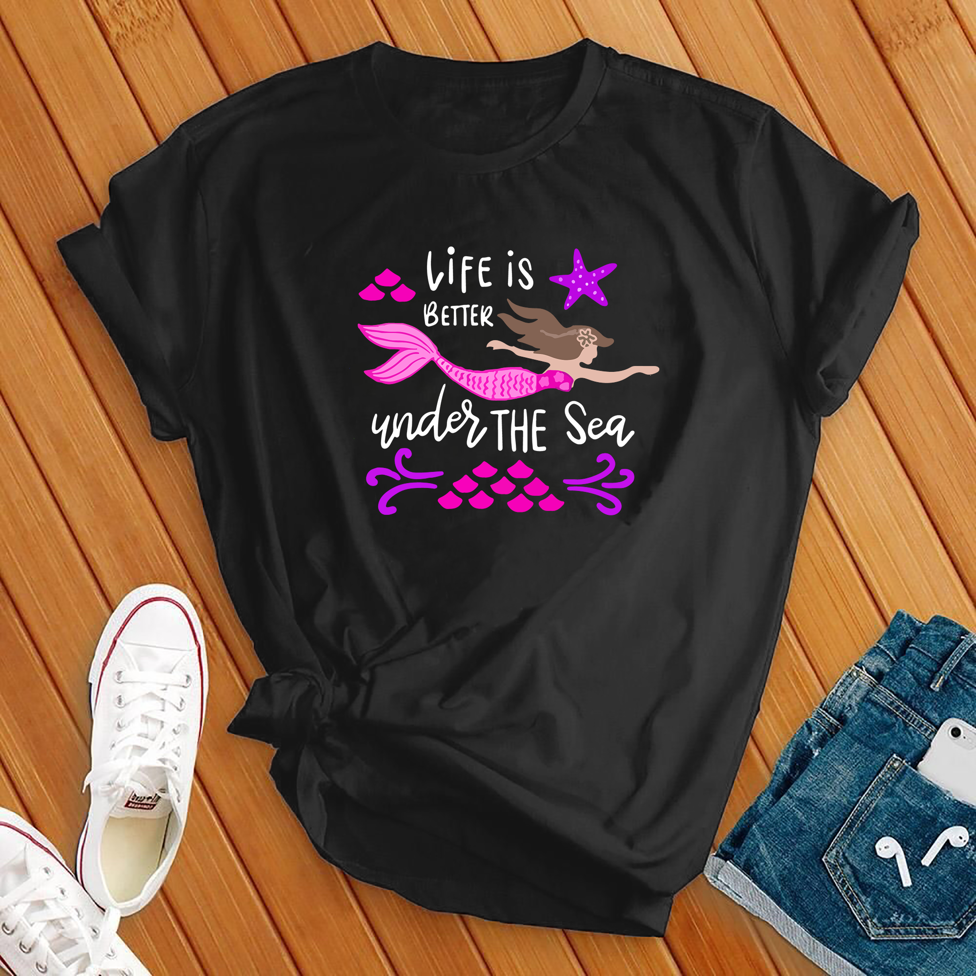 Under The Sea Mermaid Tee