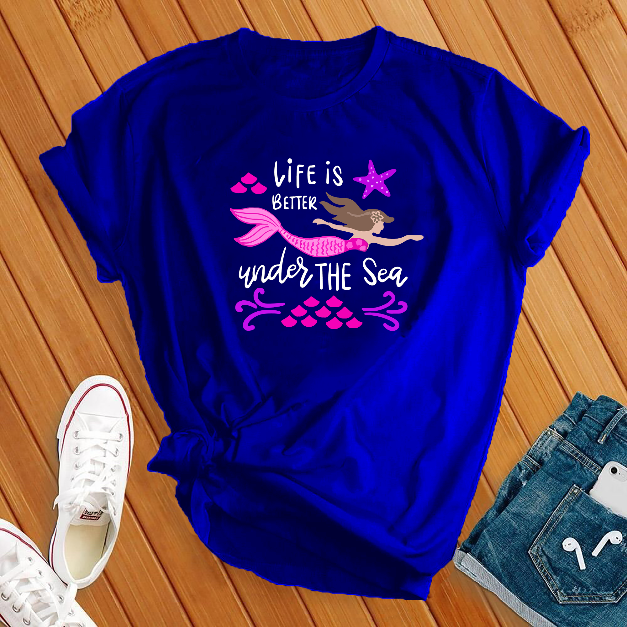 Under The Sea Mermaid Tee