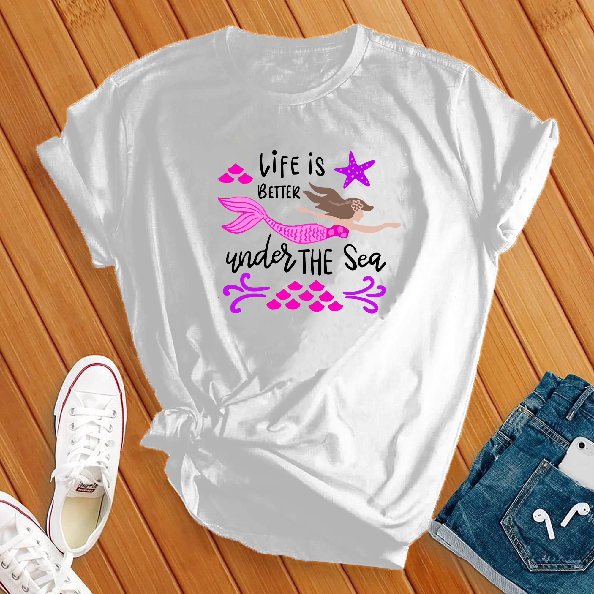 Under The Sea Mermaid Tee