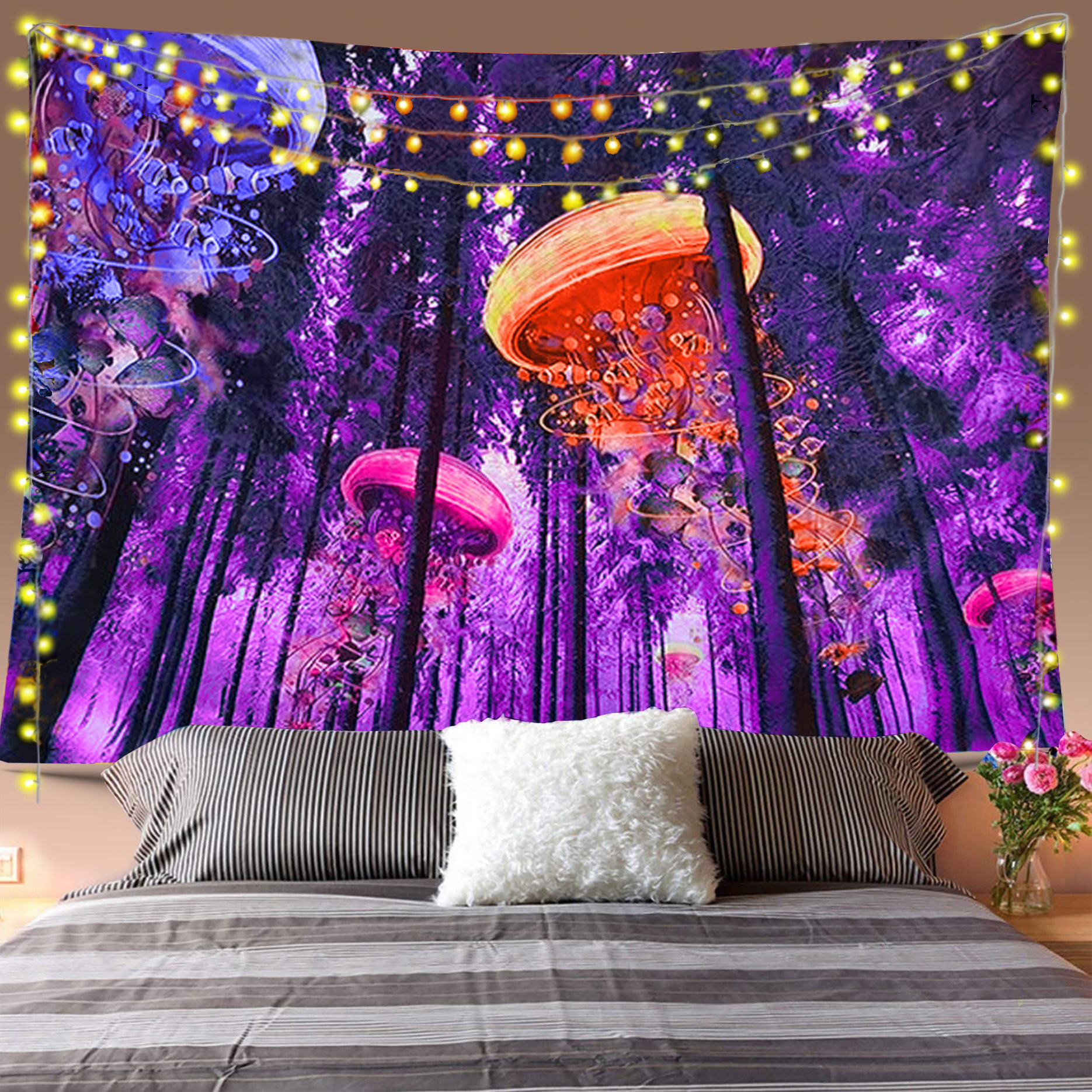 Jellyfish Forest Tapestry