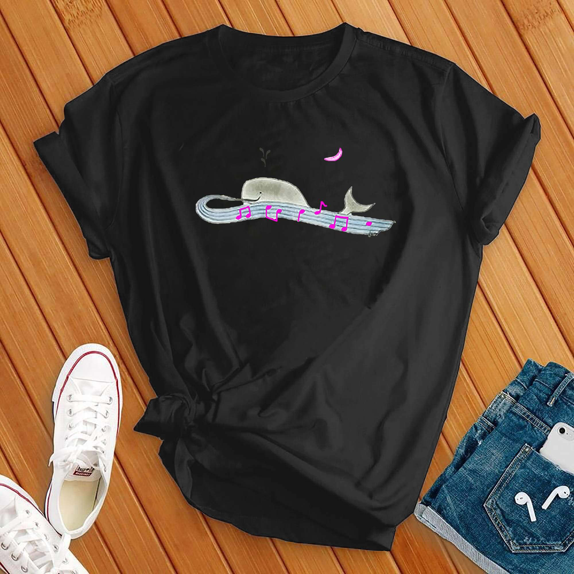 Whale Notes Tee