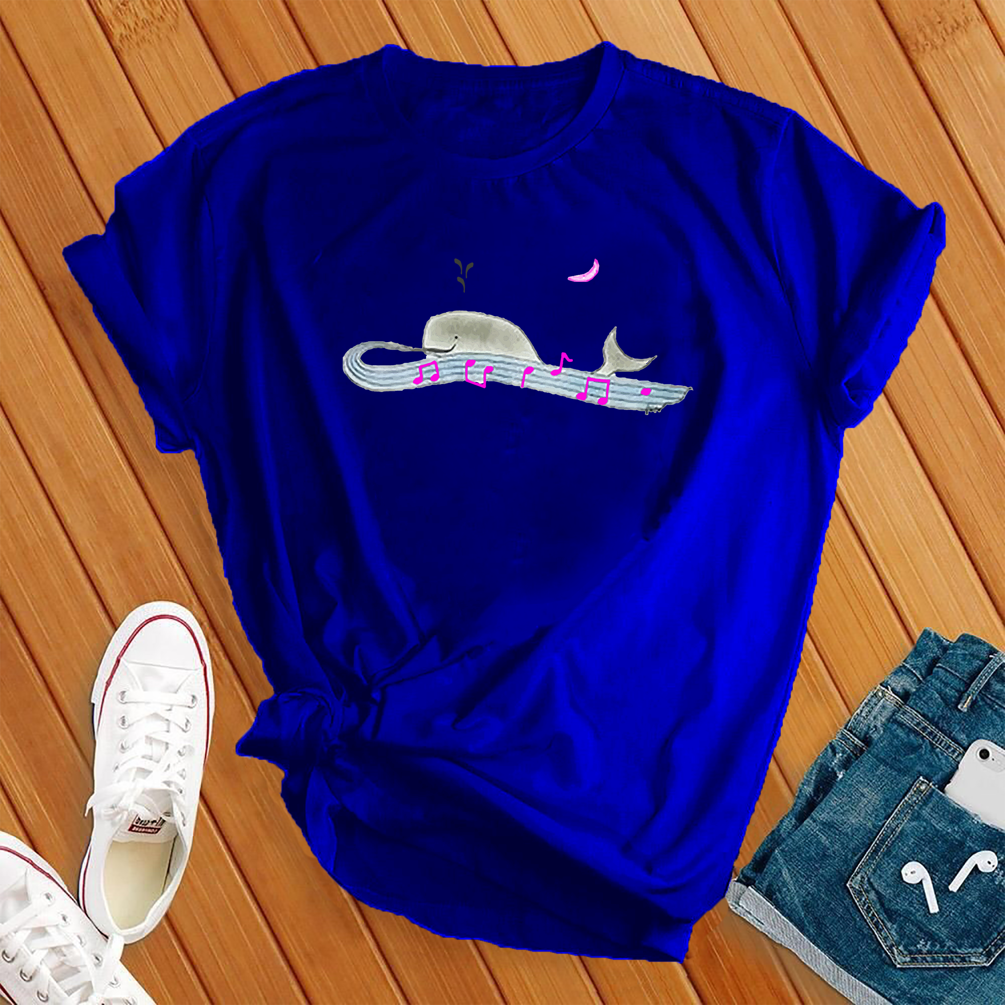 Whale Notes Tee