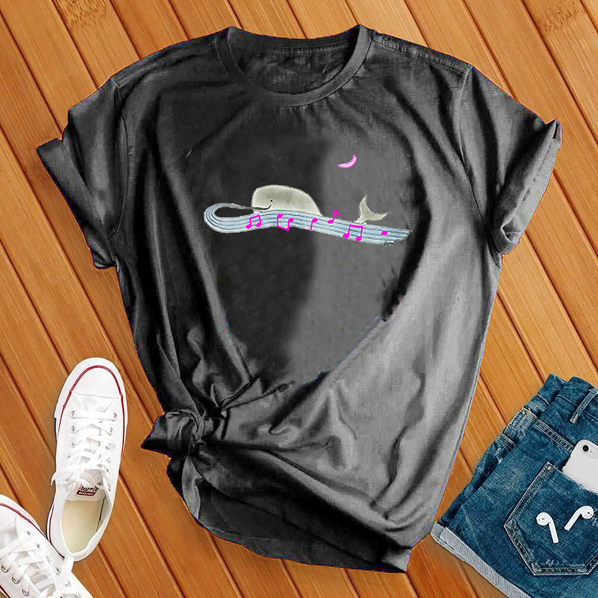 Whale Notes Tee