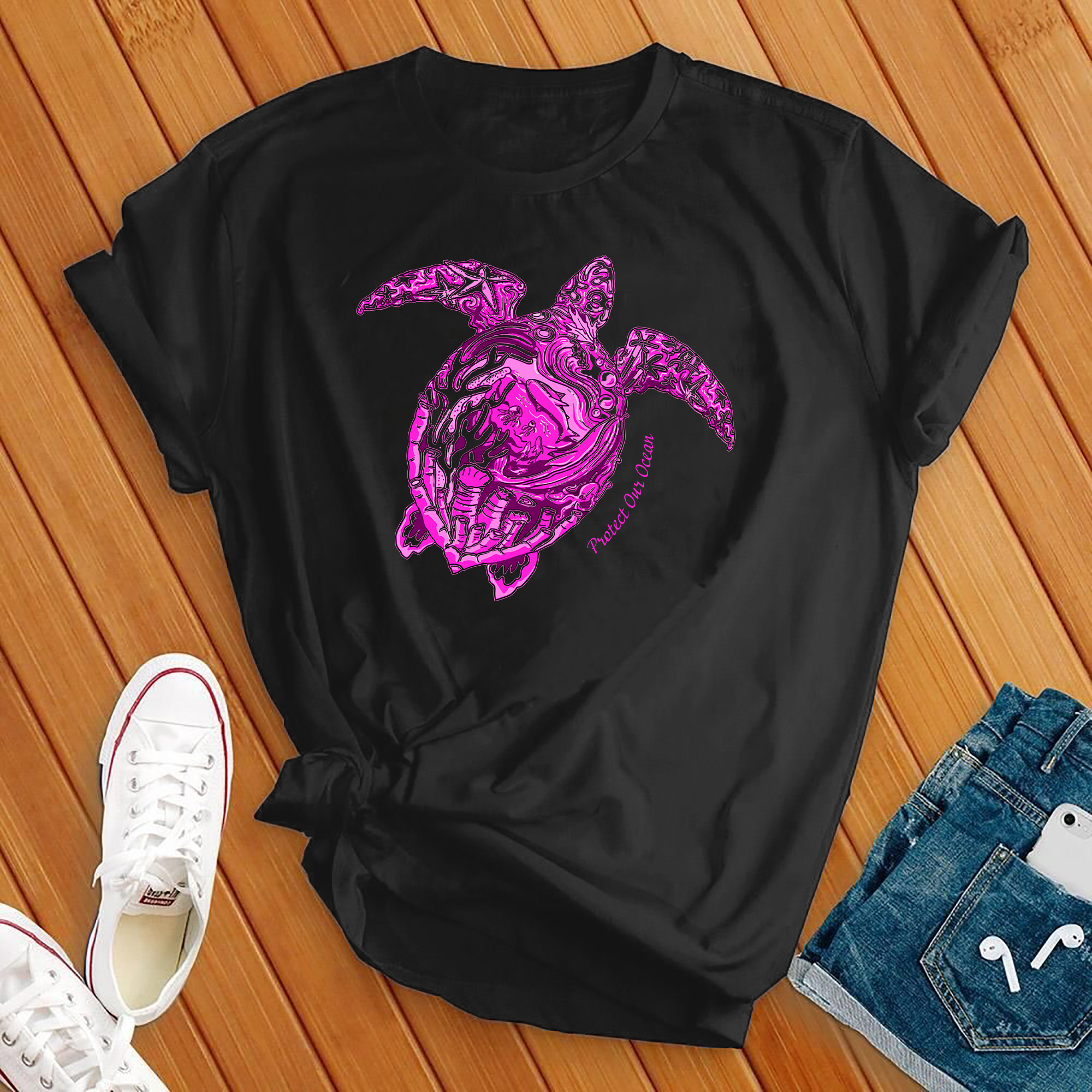 Protect Our Ocean Turtle Tee