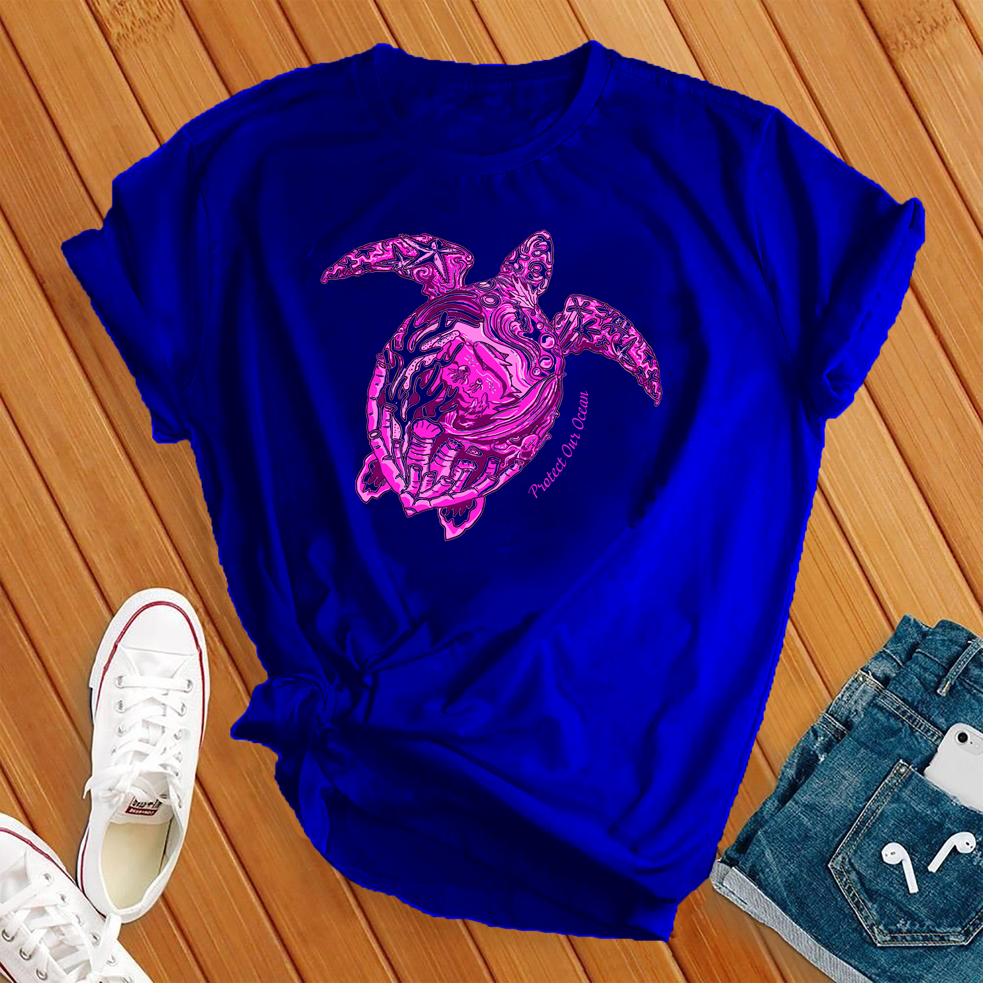 Protect Our Ocean Turtle Tee