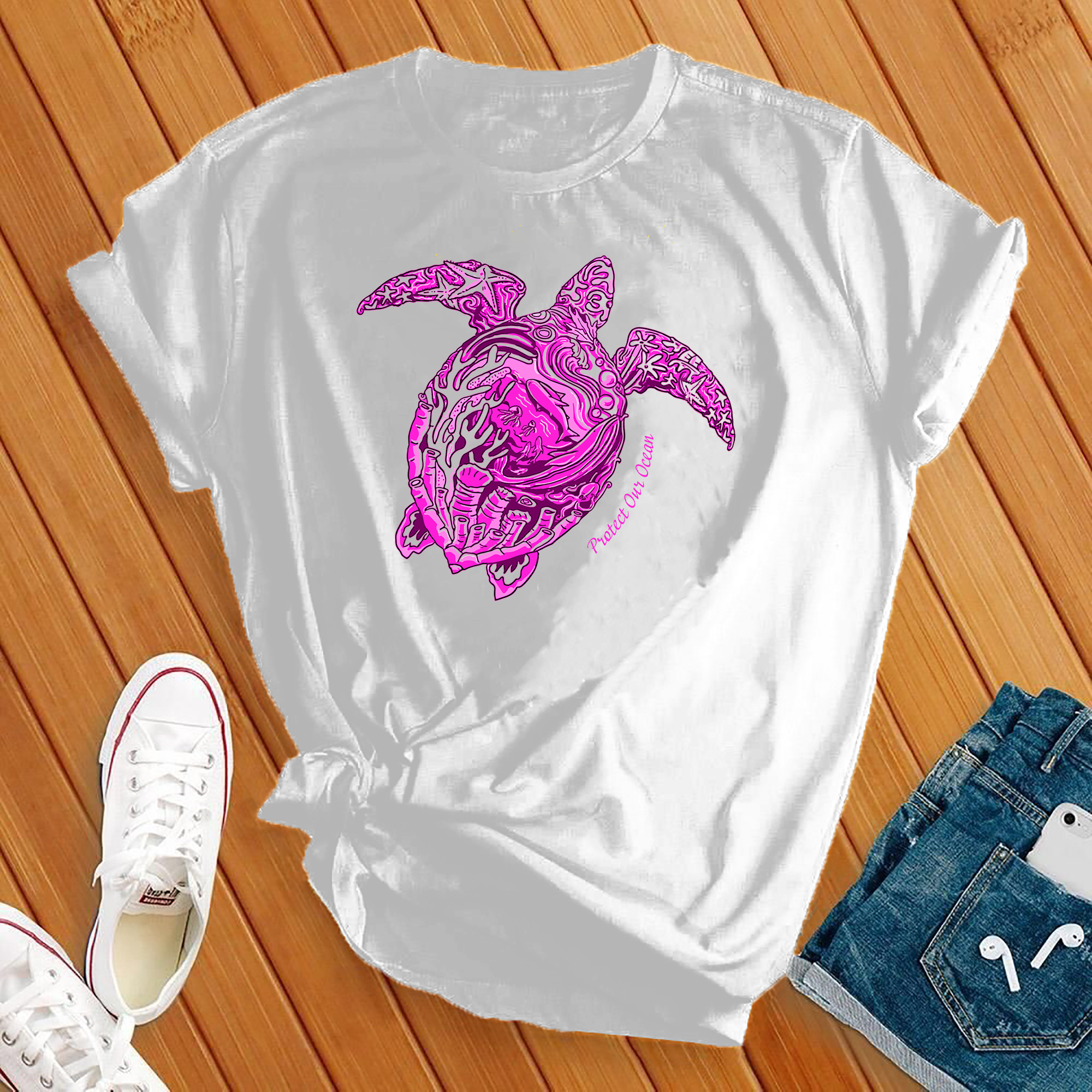 Protect Our Ocean Turtle Tee