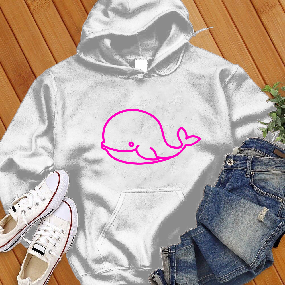 Neon Whale Hoodie