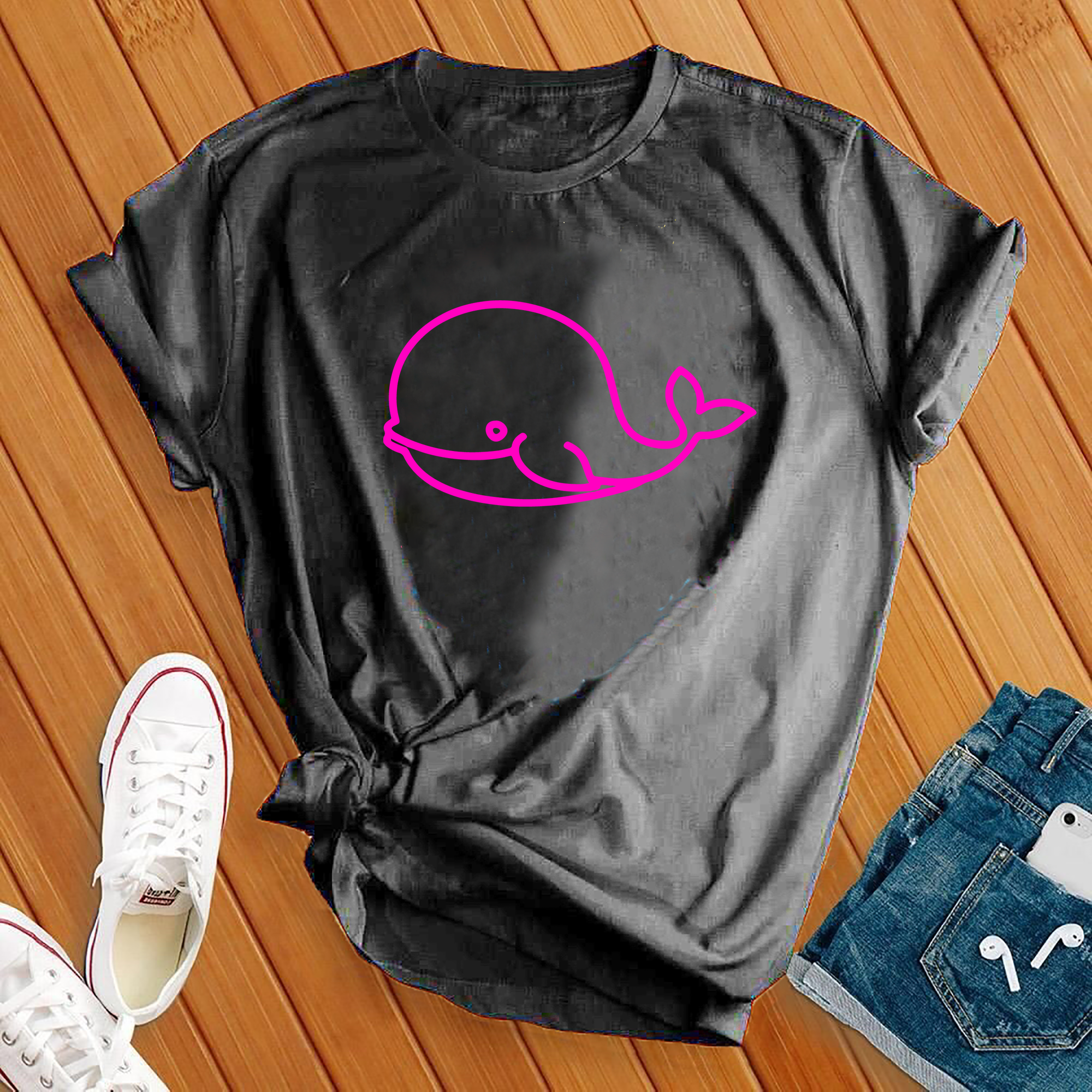 Neon Whale Tee