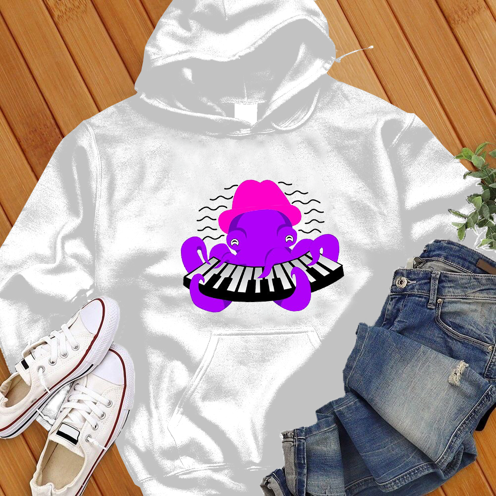 Octopus Piano Hoodie