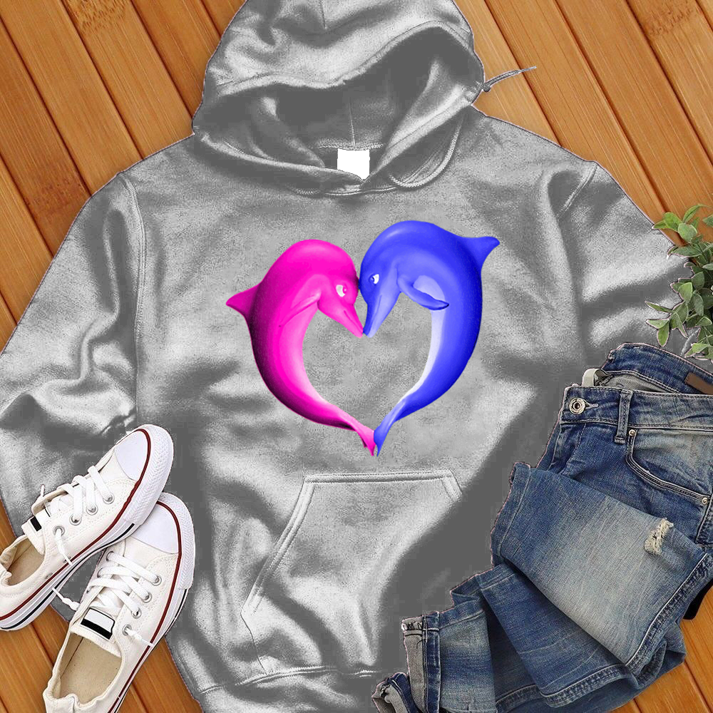 Dolphin Heart Hoodie