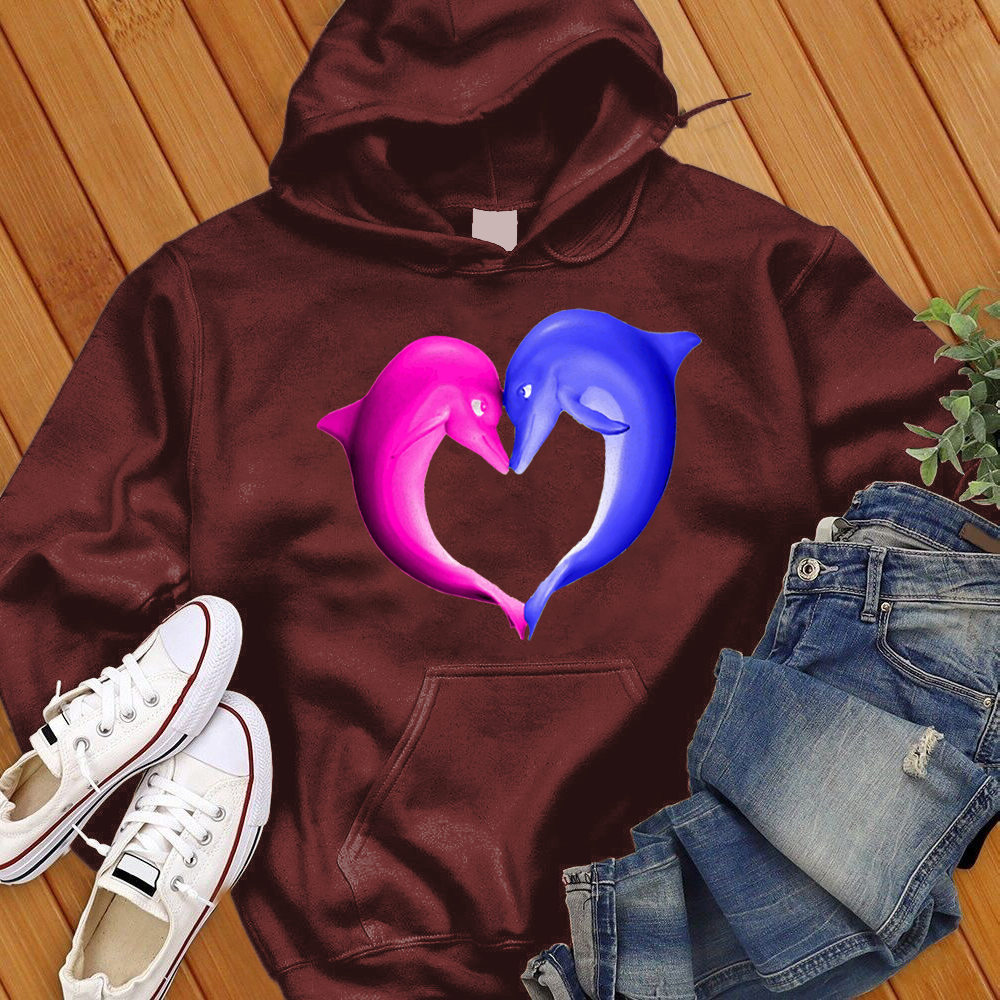 Dolphin Heart Hoodie