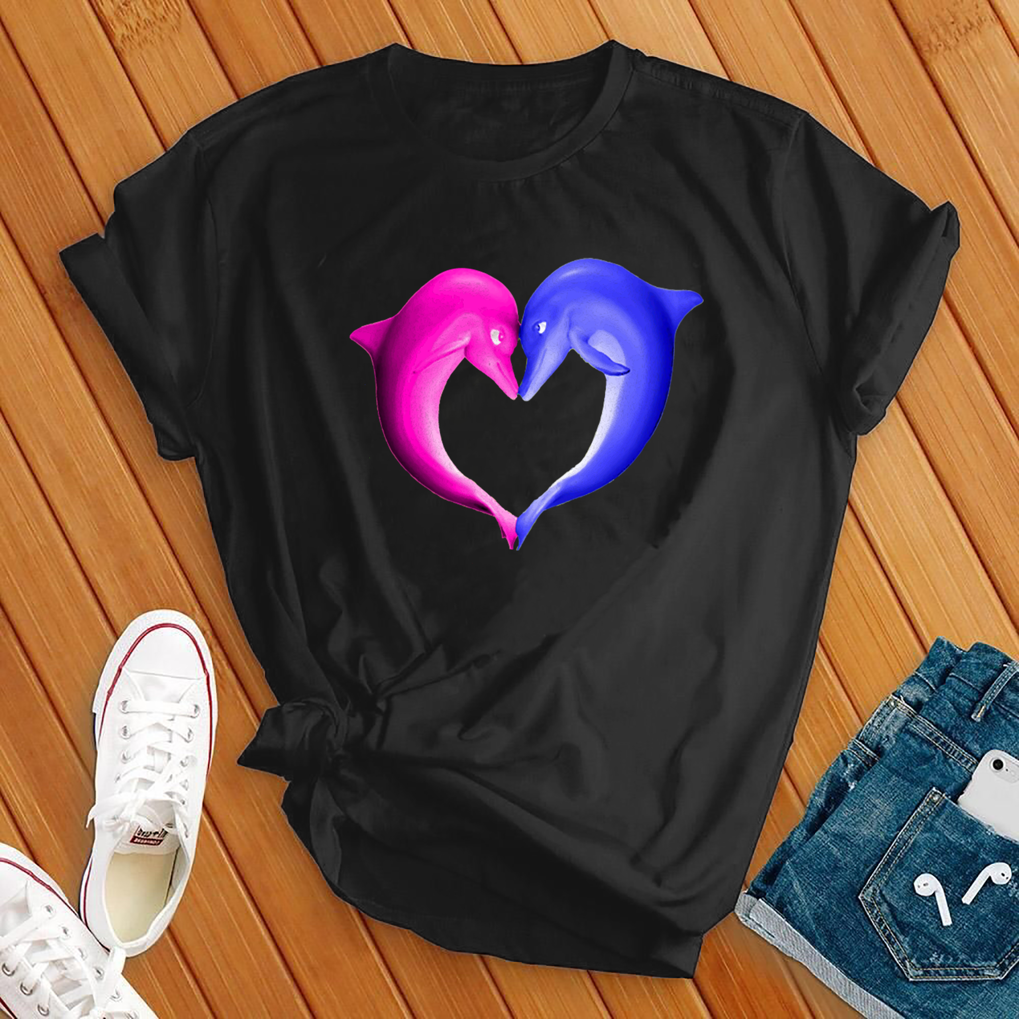 Dolphin Heart Tee