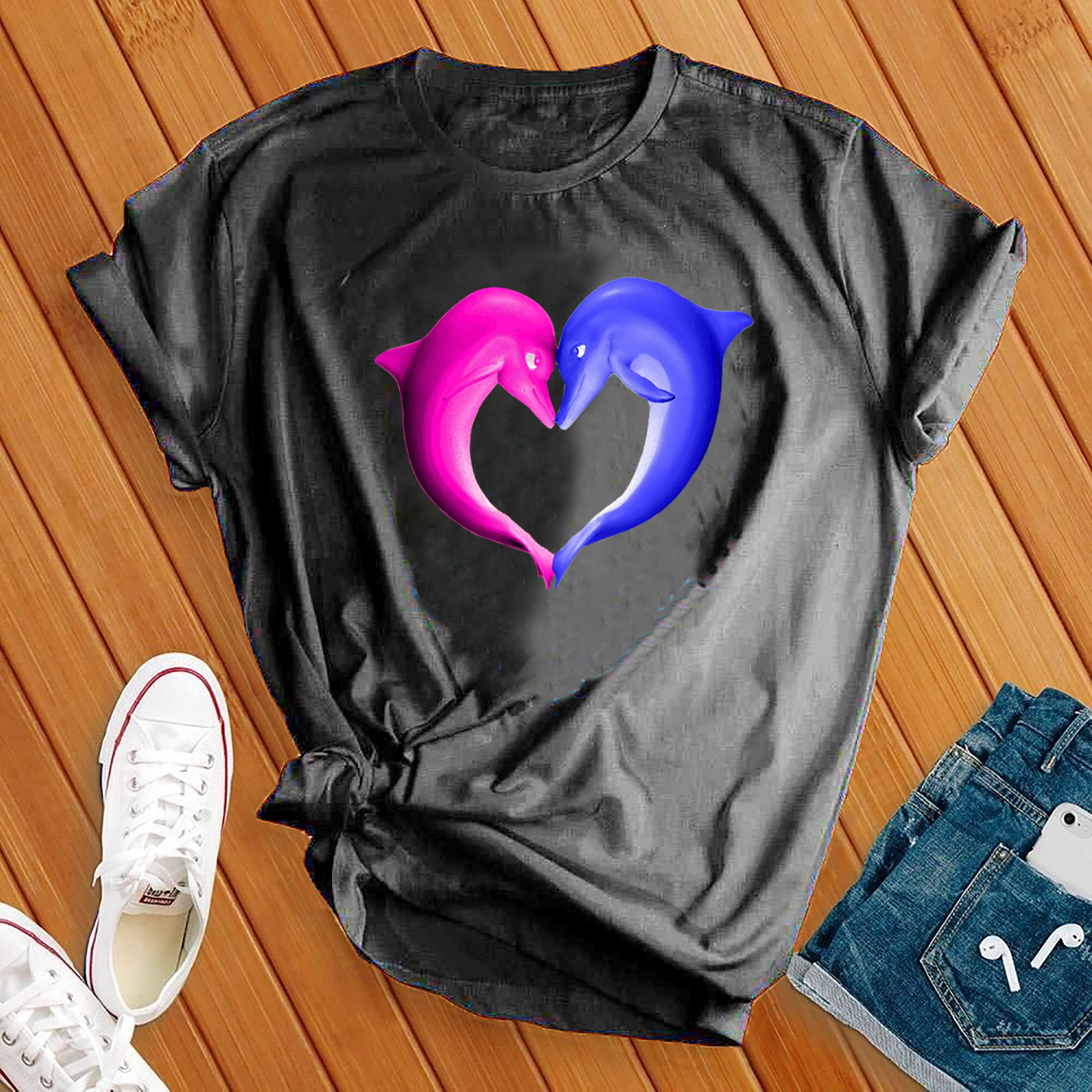 Dolphin Heart Tee