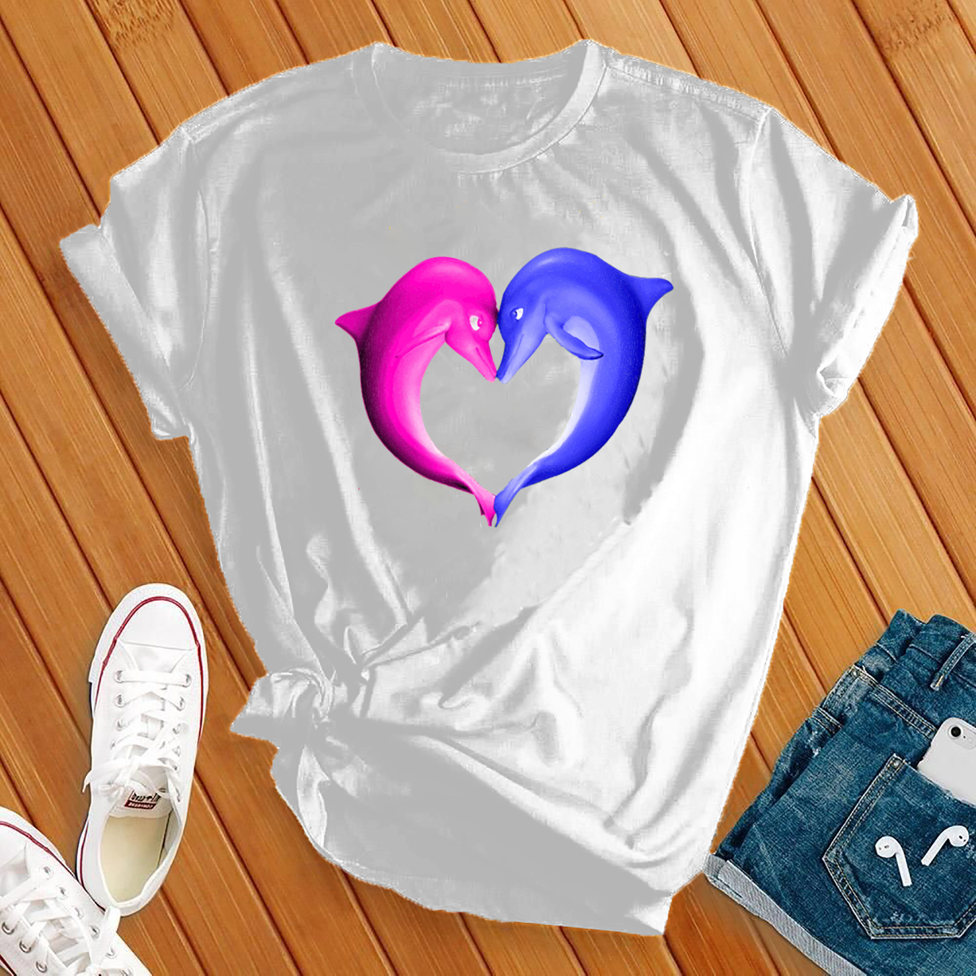 Dolphin Heart Tee