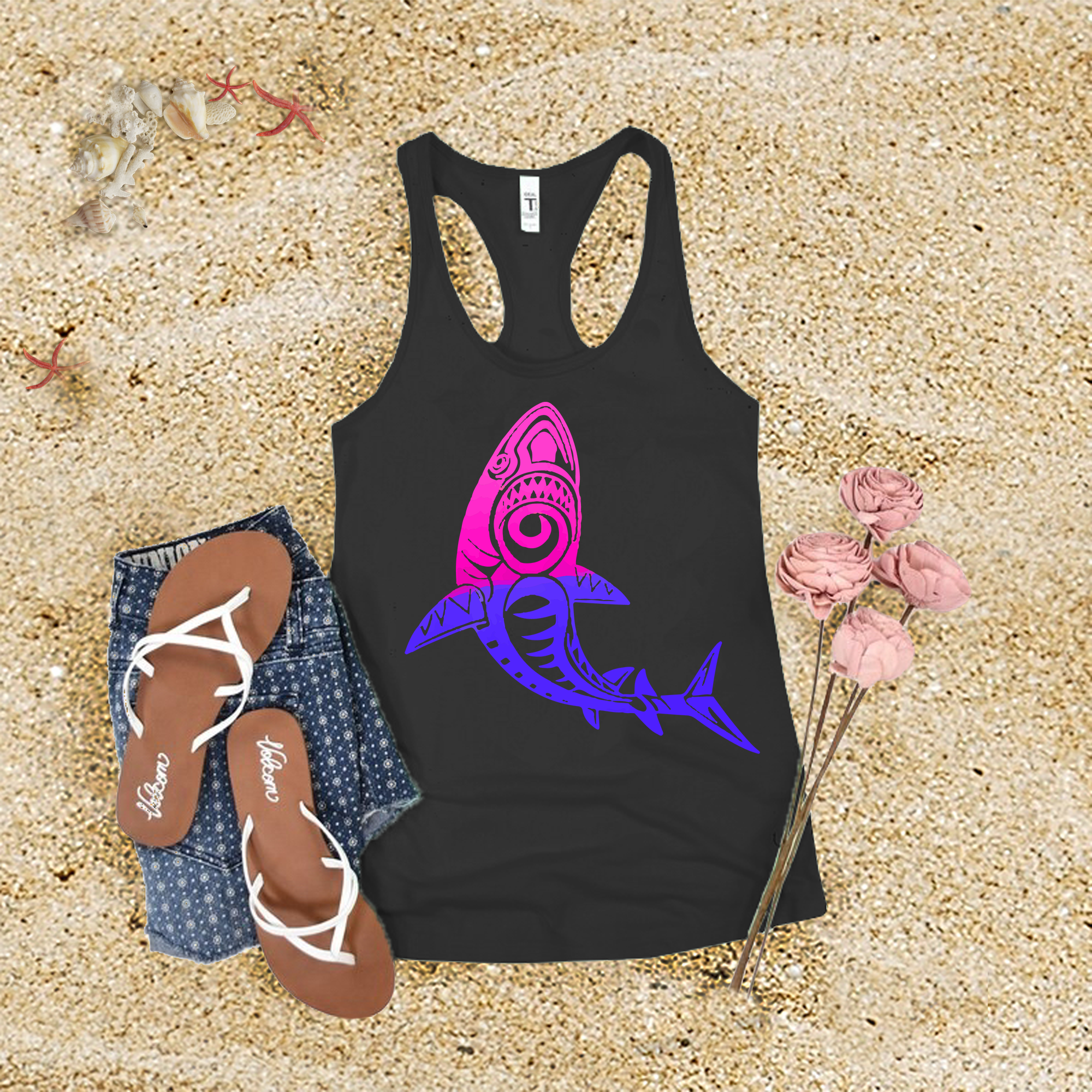 Celestial Shark Tank Top