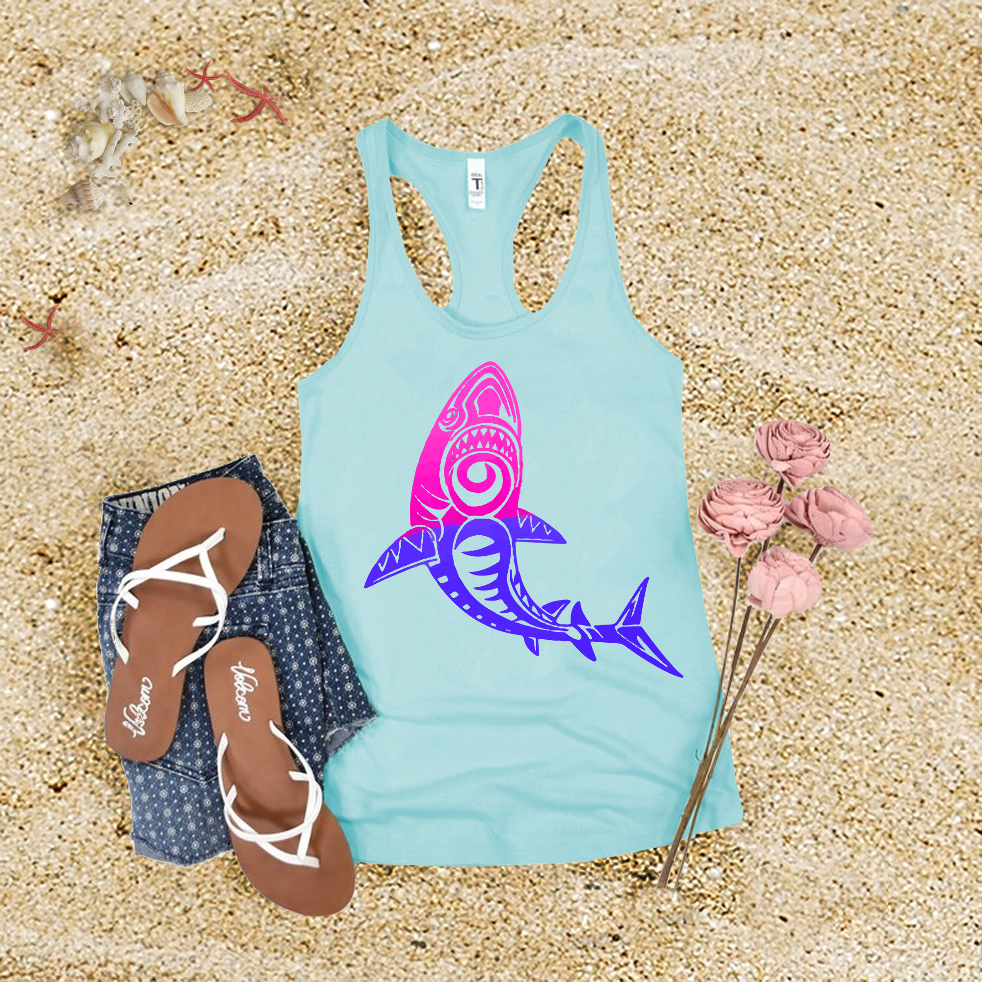 Celestial Shark Tank Top