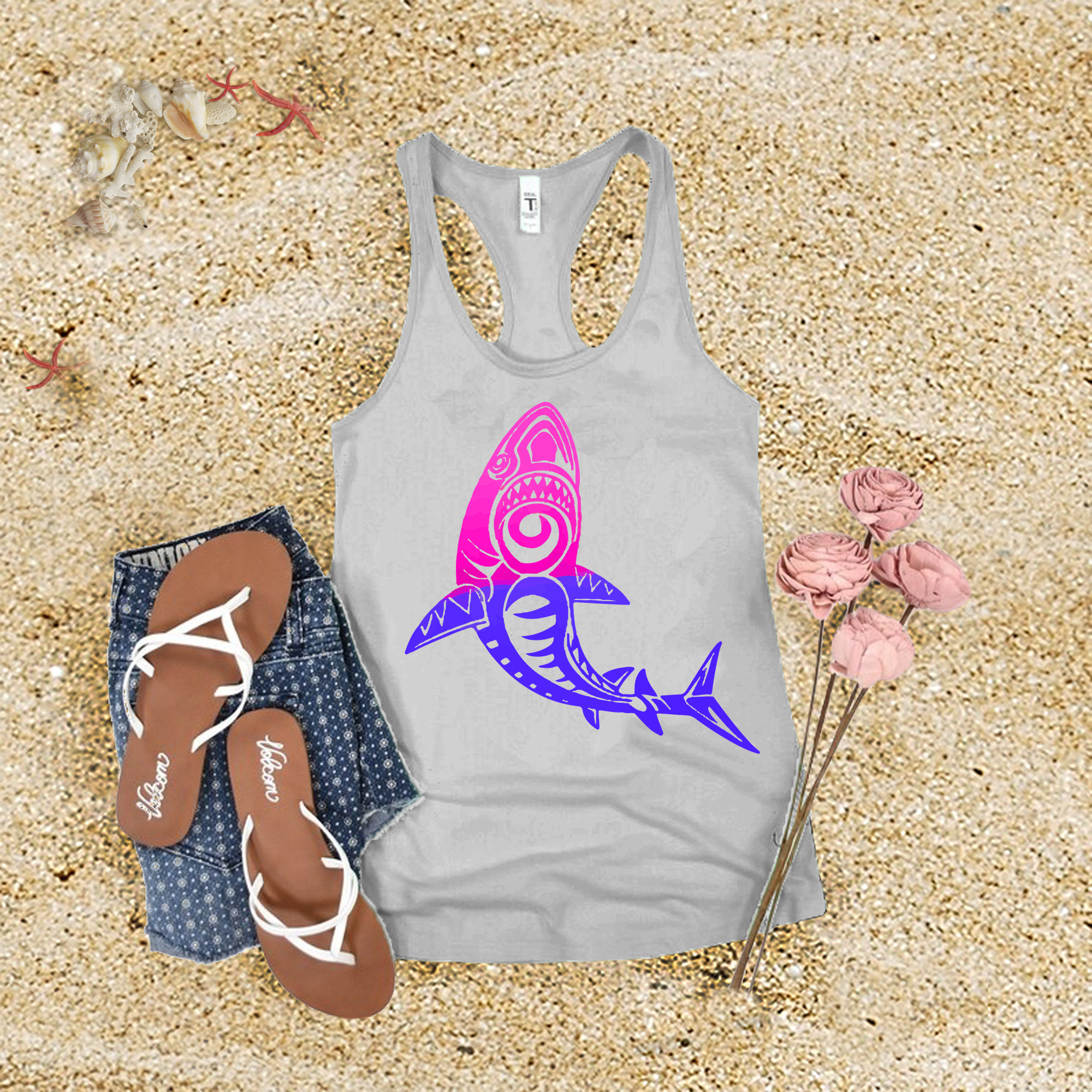 Celestial Shark Tank Top