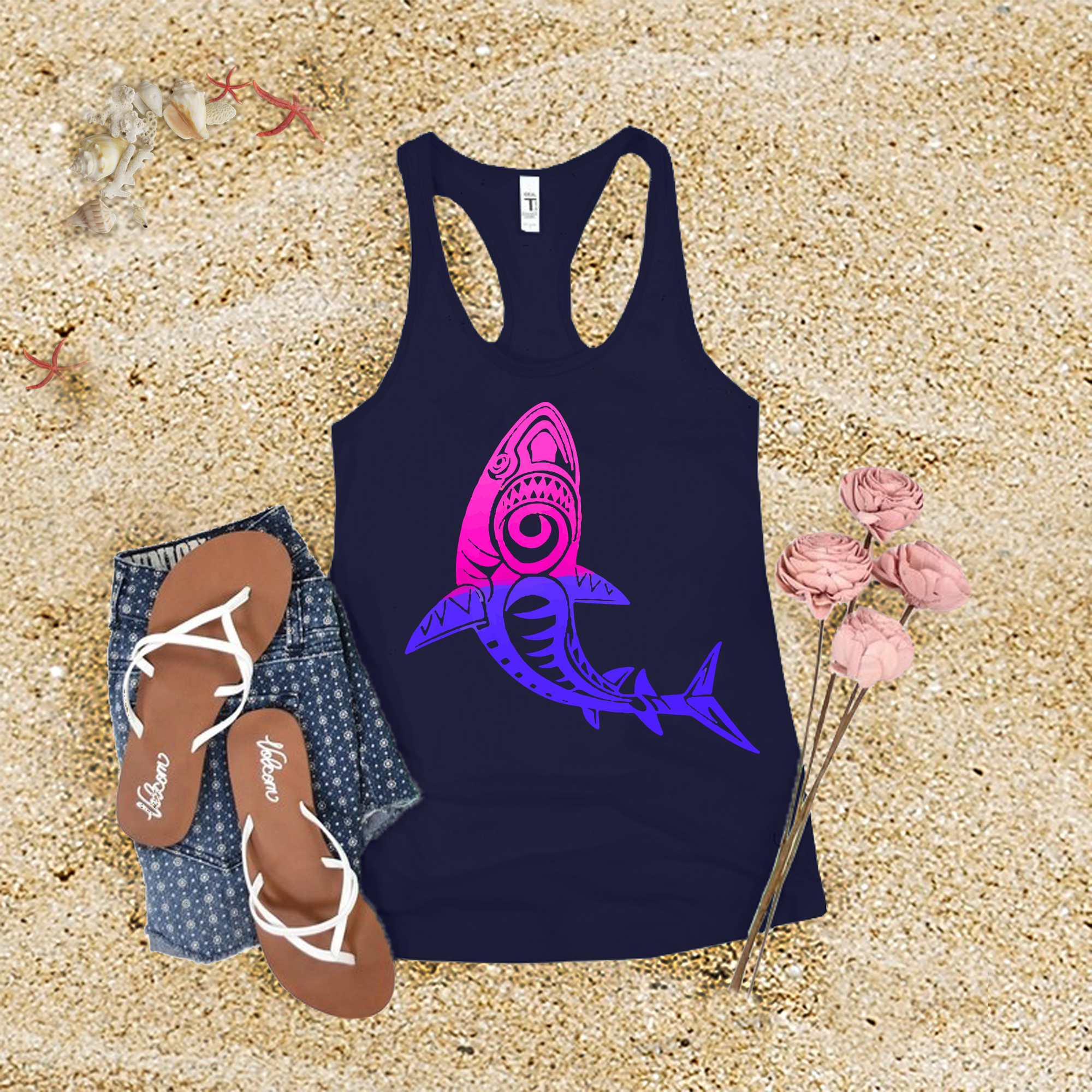 Celestial Shark Tank Top