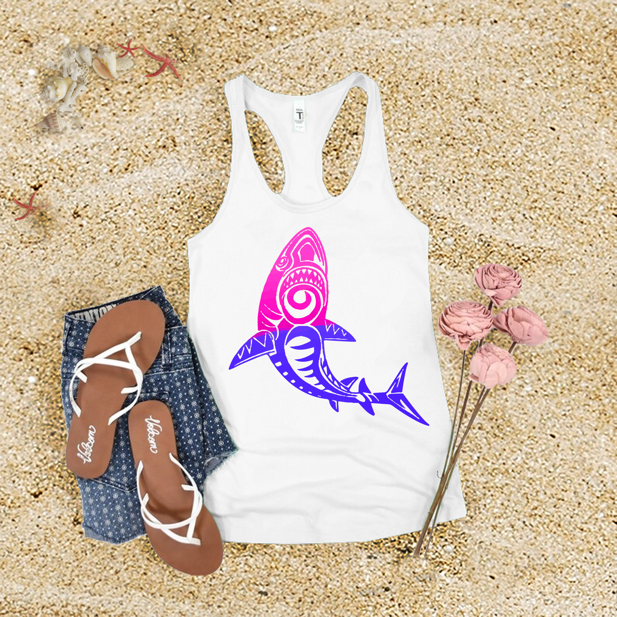 Celestial Shark Tank Top