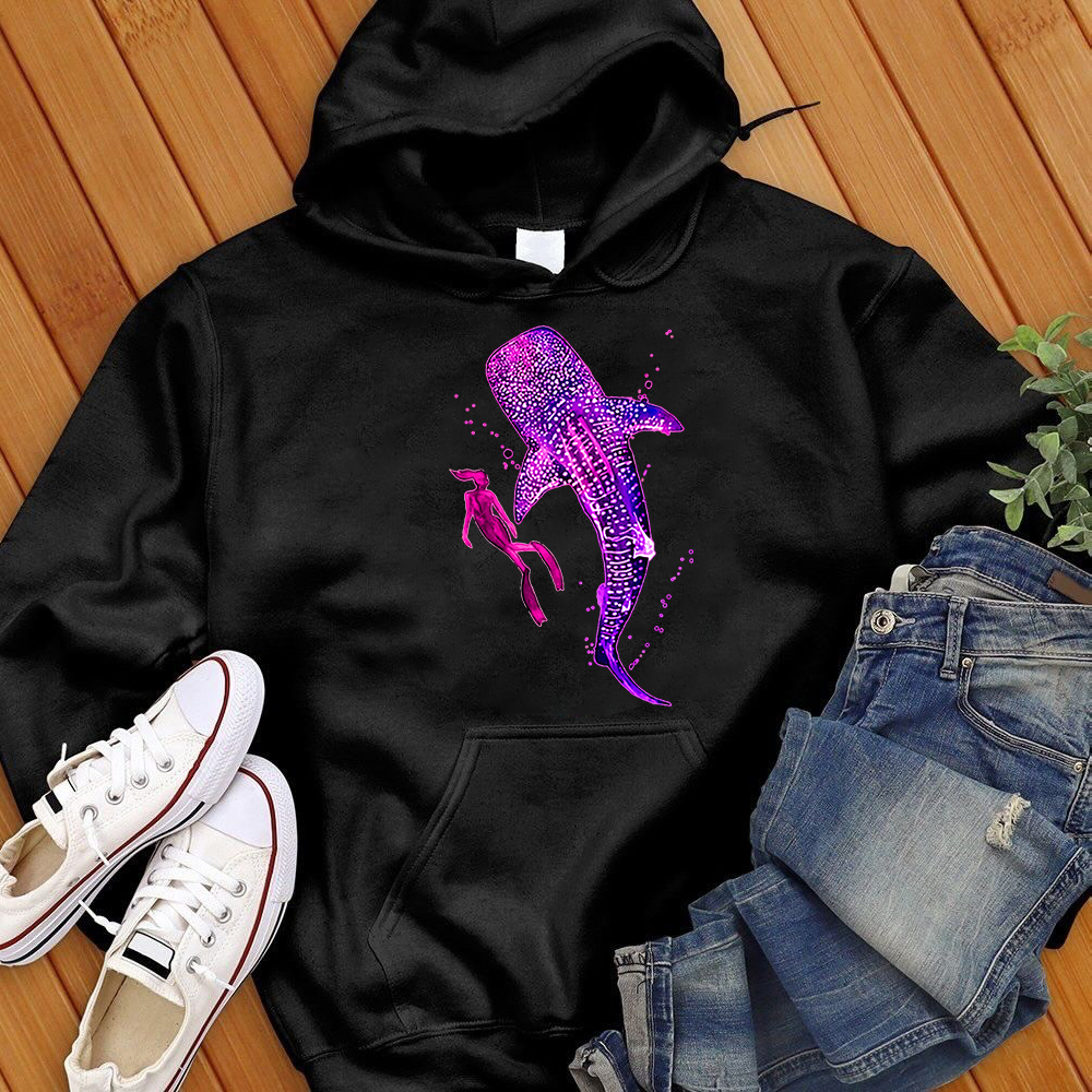 Neon Whale Diver Hoodie