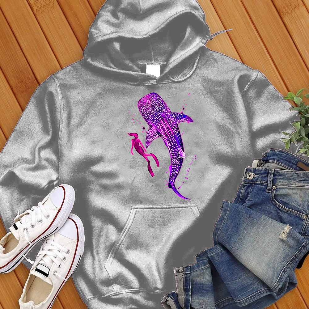 Neon Whale Diver Hoodie