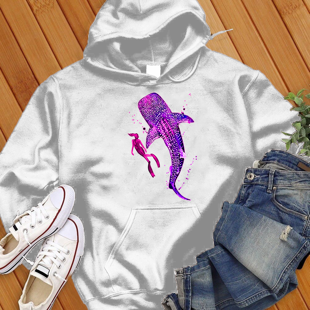 Neon Whale Diver Hoodie