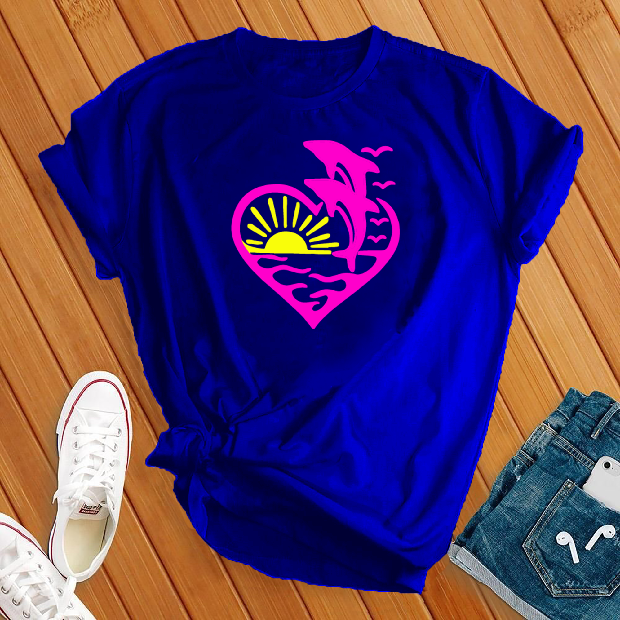 Dolphin Sunrise Tee