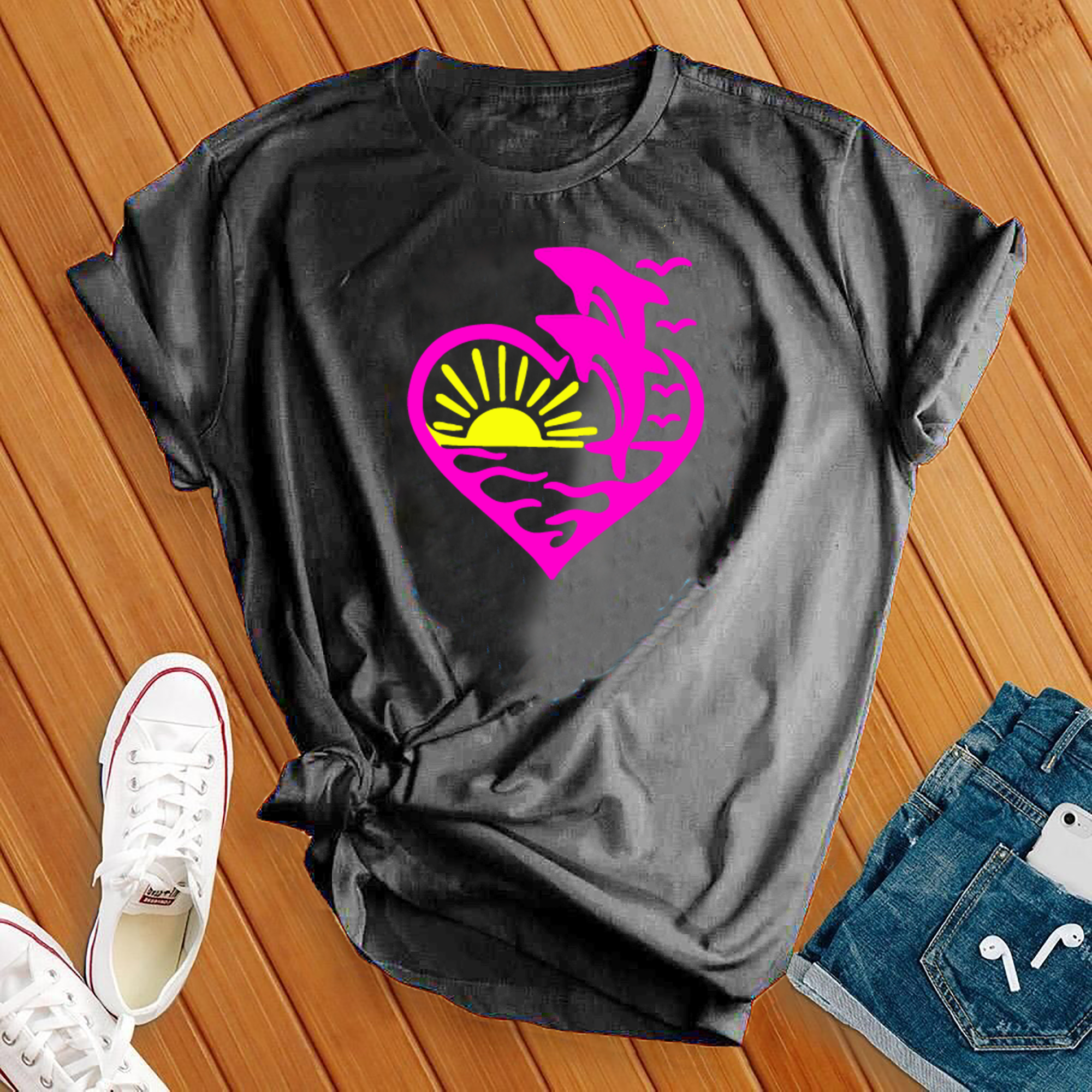 Dolphin Sunrise Tee