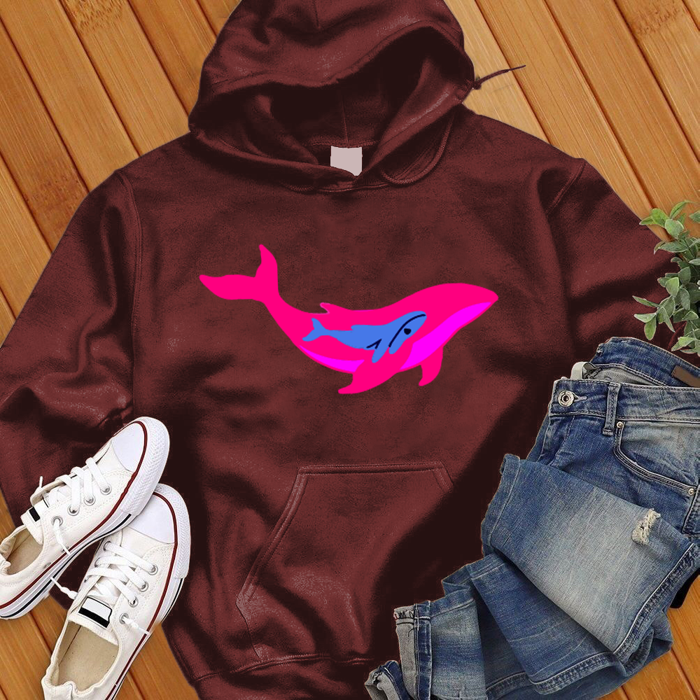 Mama Whale Calf Hoodie