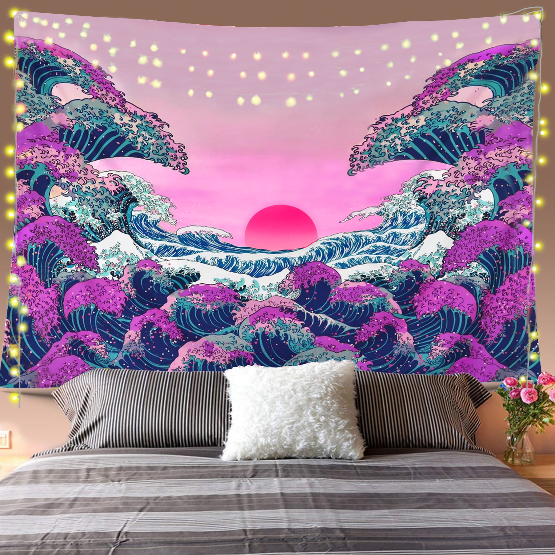 Psychedelic Sunset Tapestry