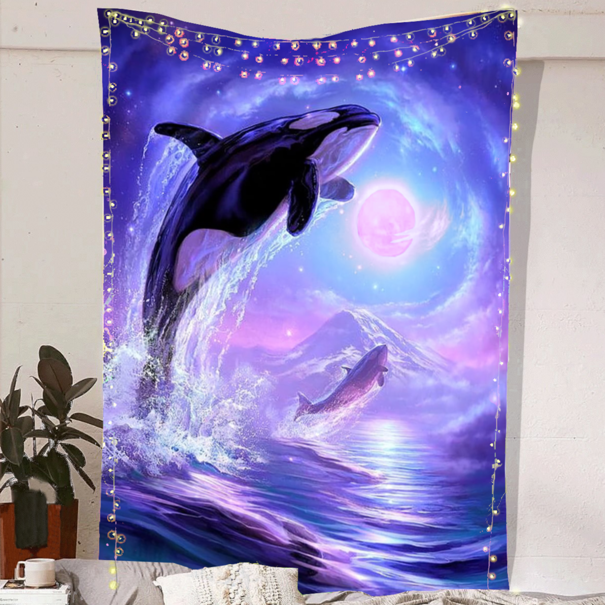 Orca Paradise Tapestry