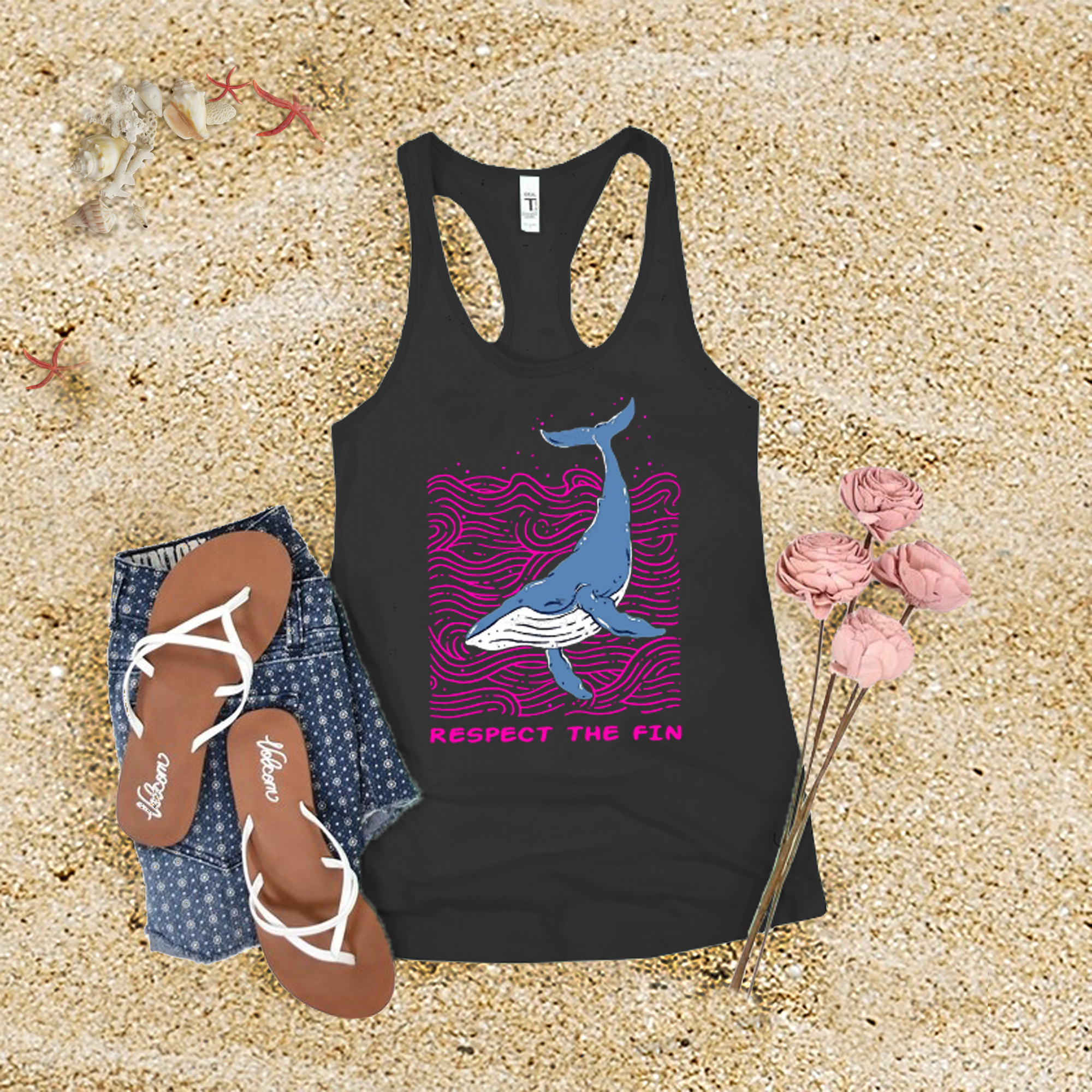 Respect The Fin Tank Top