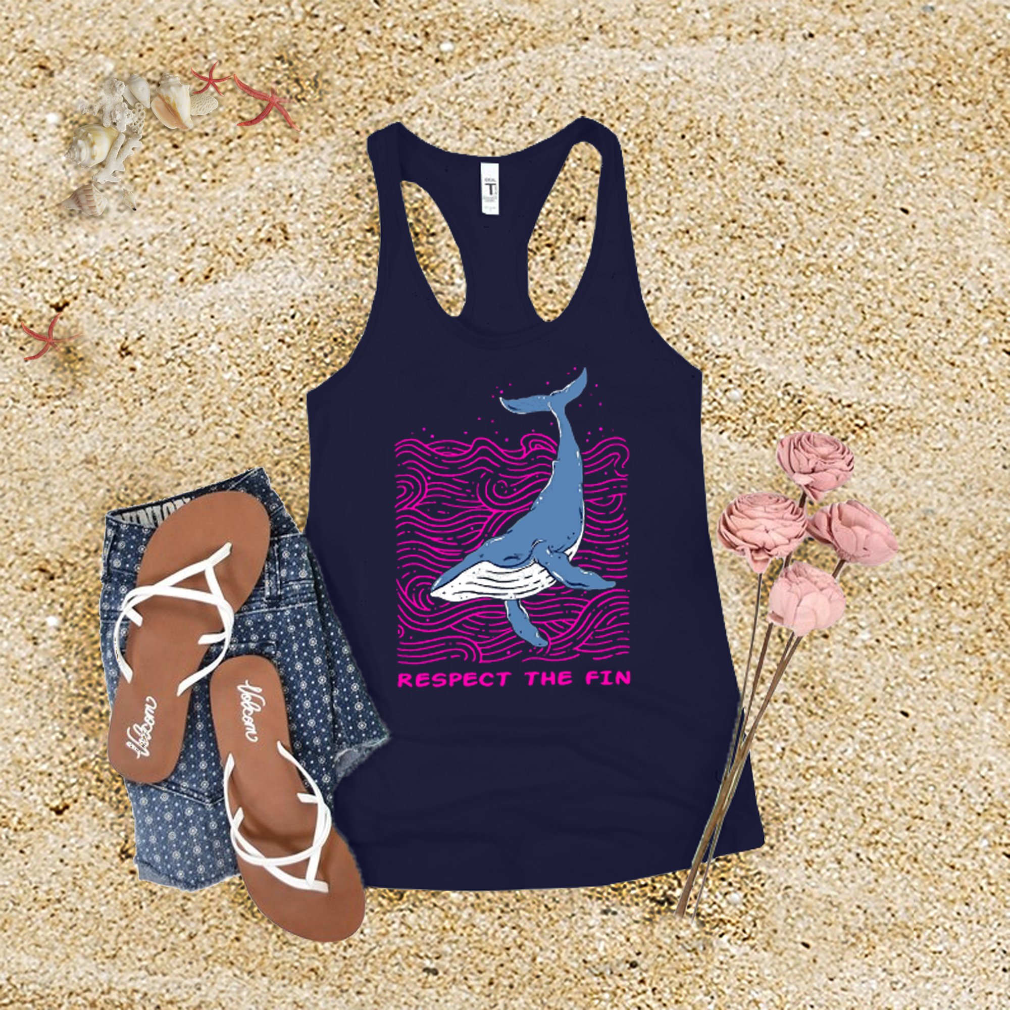 Respect The Fin Tank Top