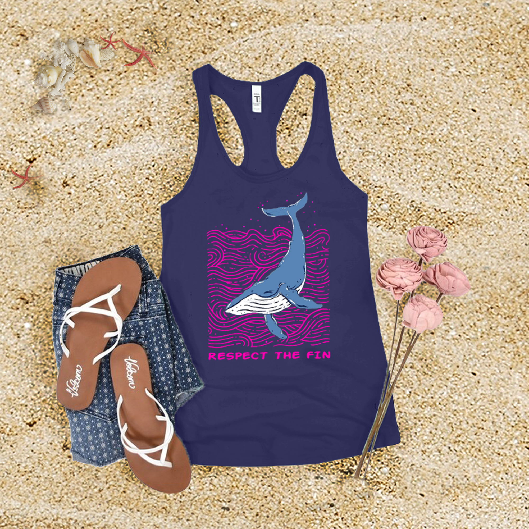 Respect The Fin Tank Top