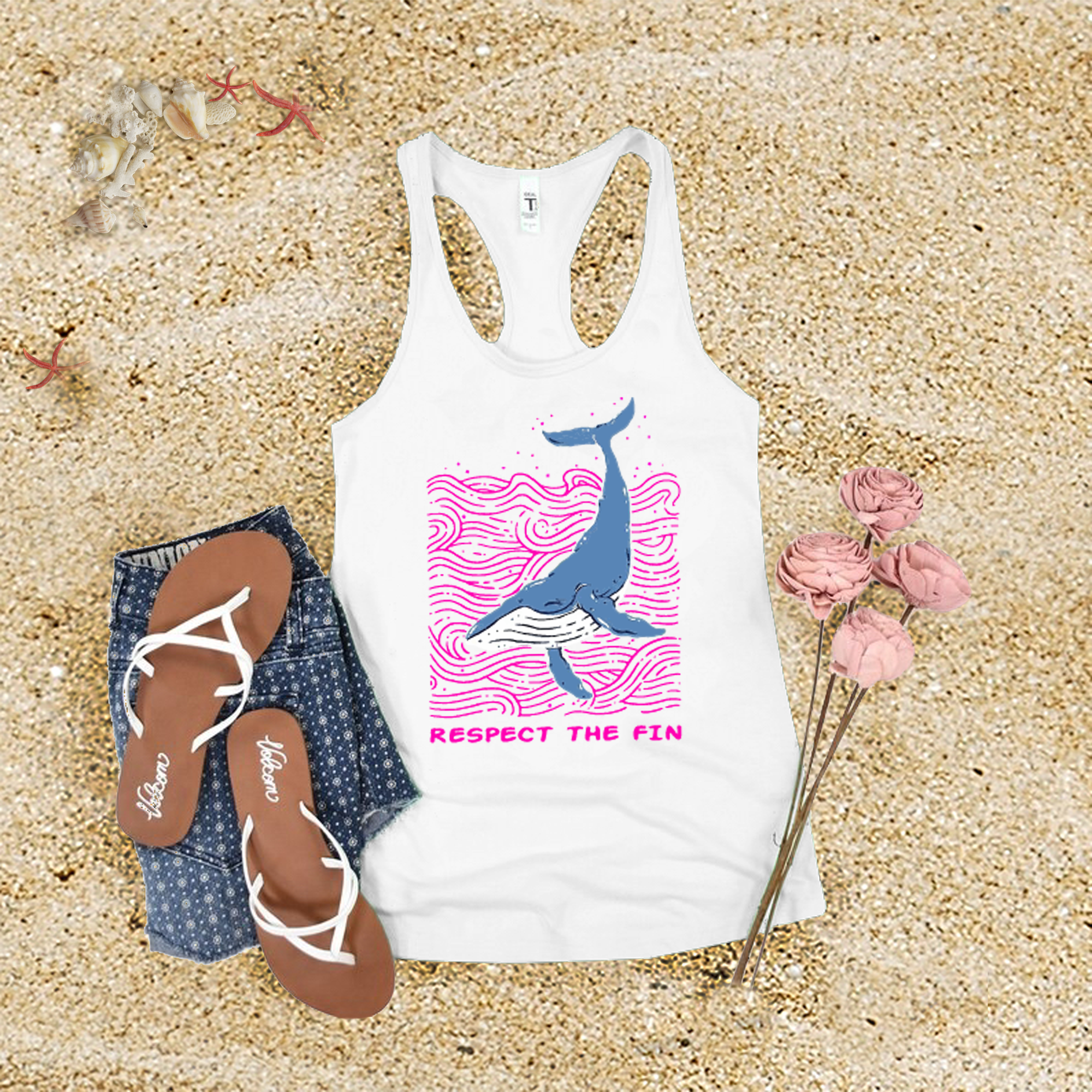 Respect The Fin Tank Top